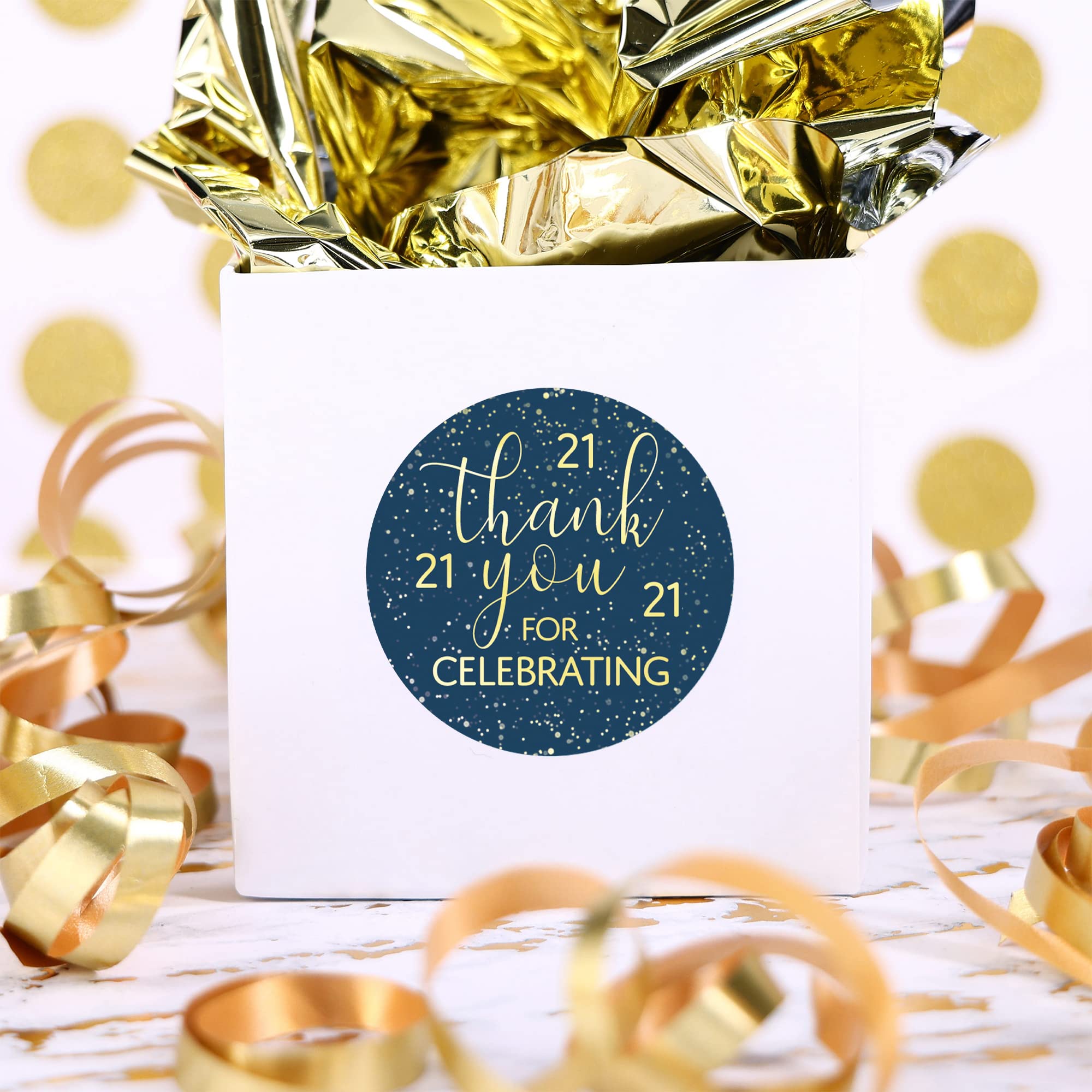Pegatinas Transparentes 'Happy Birthday' - Pack De 18, Para Tarjetas, Sobres, Manualidades Y Decoración