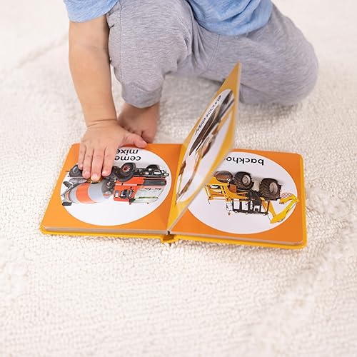 Miniatura 2 de Melissa & Doug 41533 Poke-a-Dot Construction Vehicles | Libros de actividades | 3+ | Regalo para niño o niña
