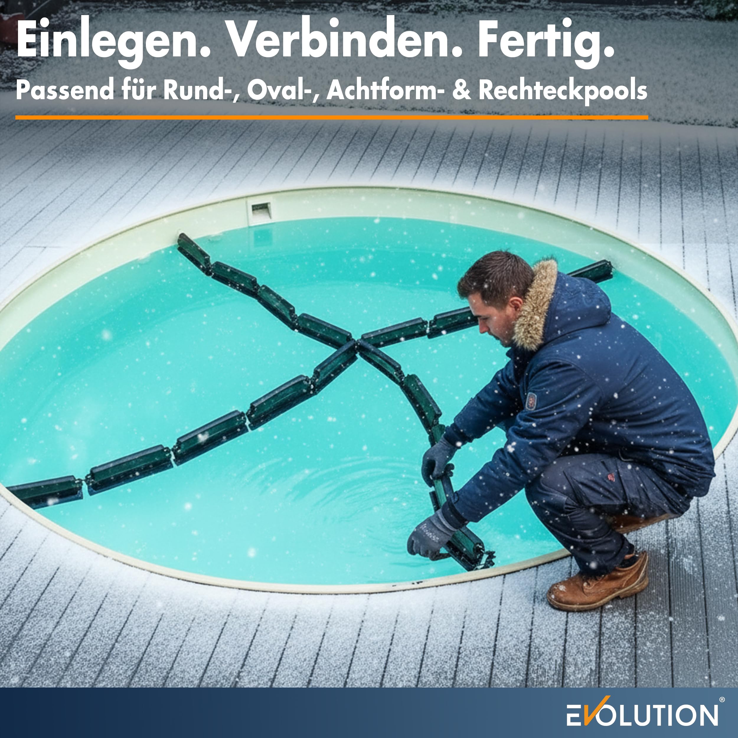 Evolution Lot de 12 flotteurs d'hivernage de 50 cm chacun - Pour la formation de glace - Piscine