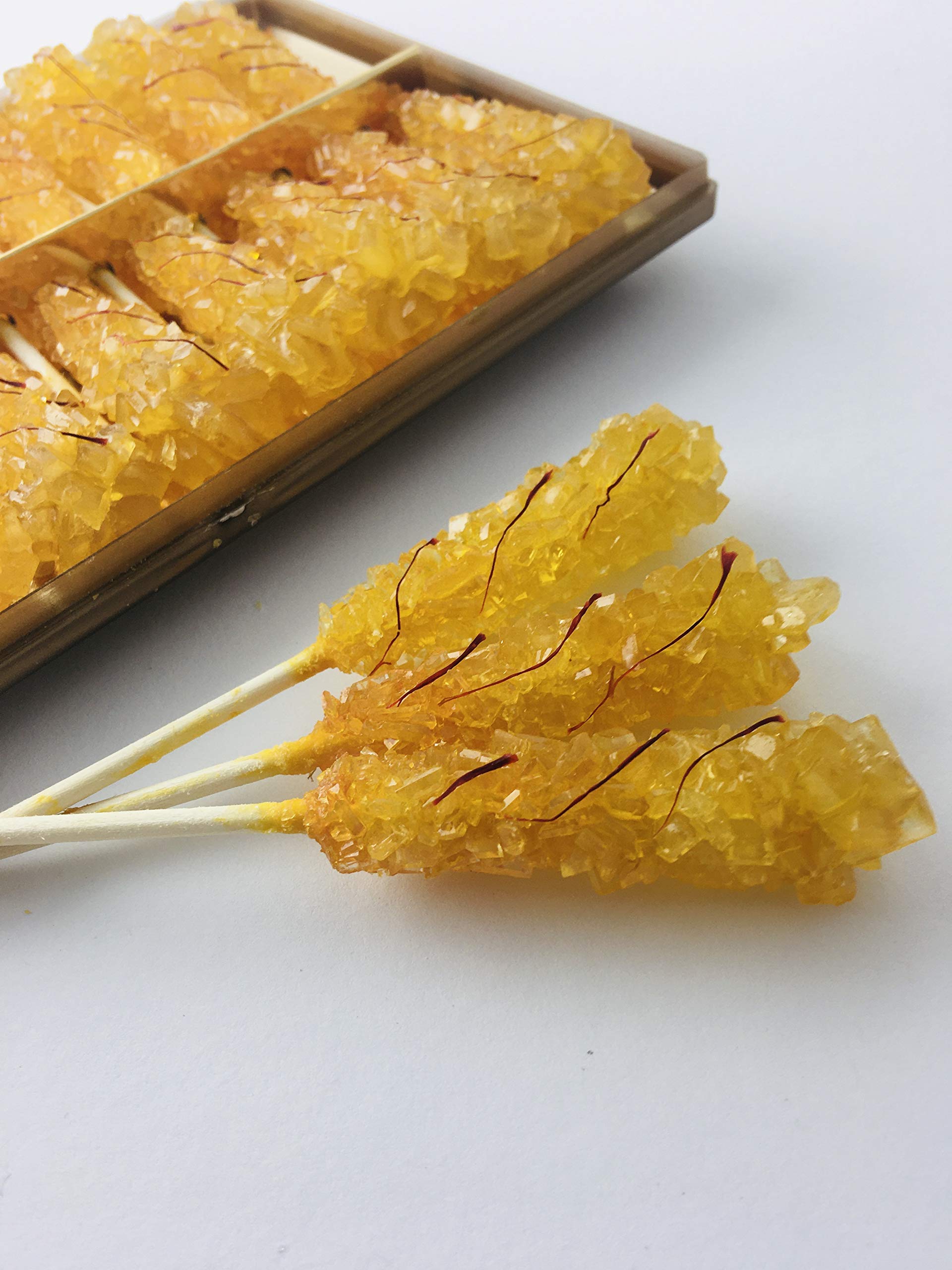 Safran Kandiszucker Sticks 6 Dosen (je 19 Sticks)