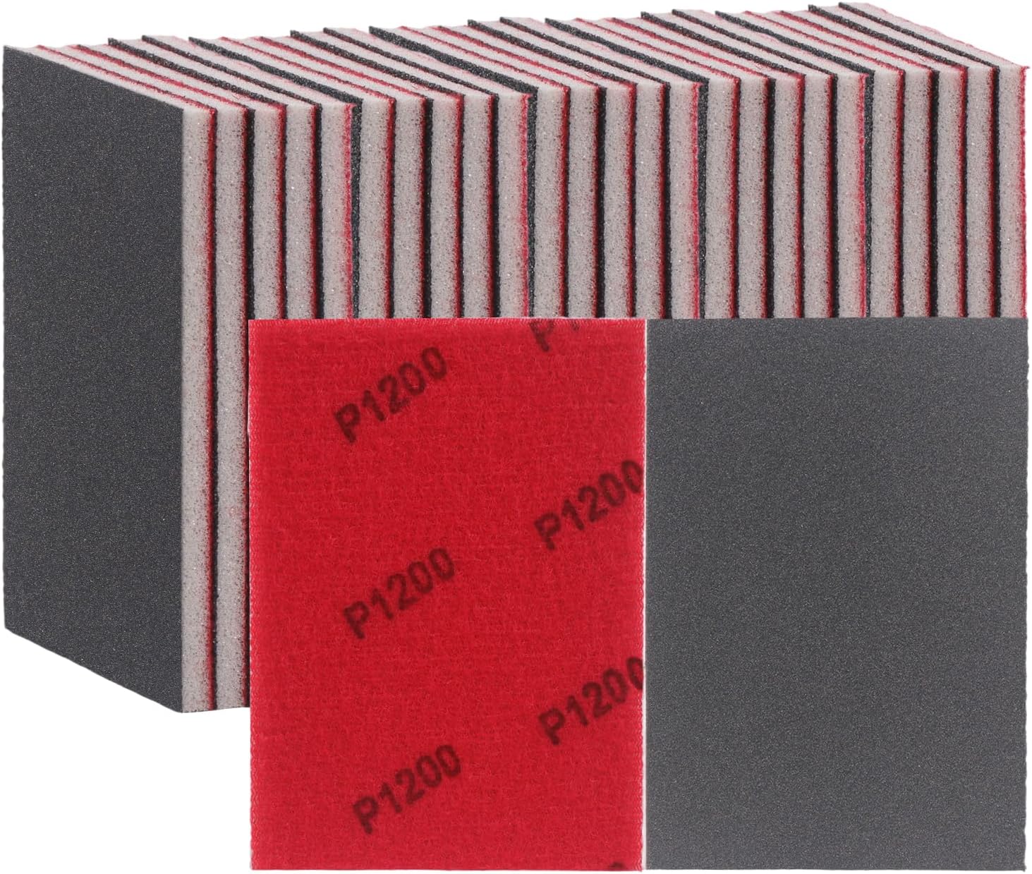 30 PCS Sanding Sponge 1200 Grit Wet Dry Sandpaper Assortment Sanding Blocks | ( 3.94 × 2.76 in ) Handmade Sandpaper Block, Drywall Sandpaper Blocks for Wooden Drywall Sheetrock and Metal Glazing