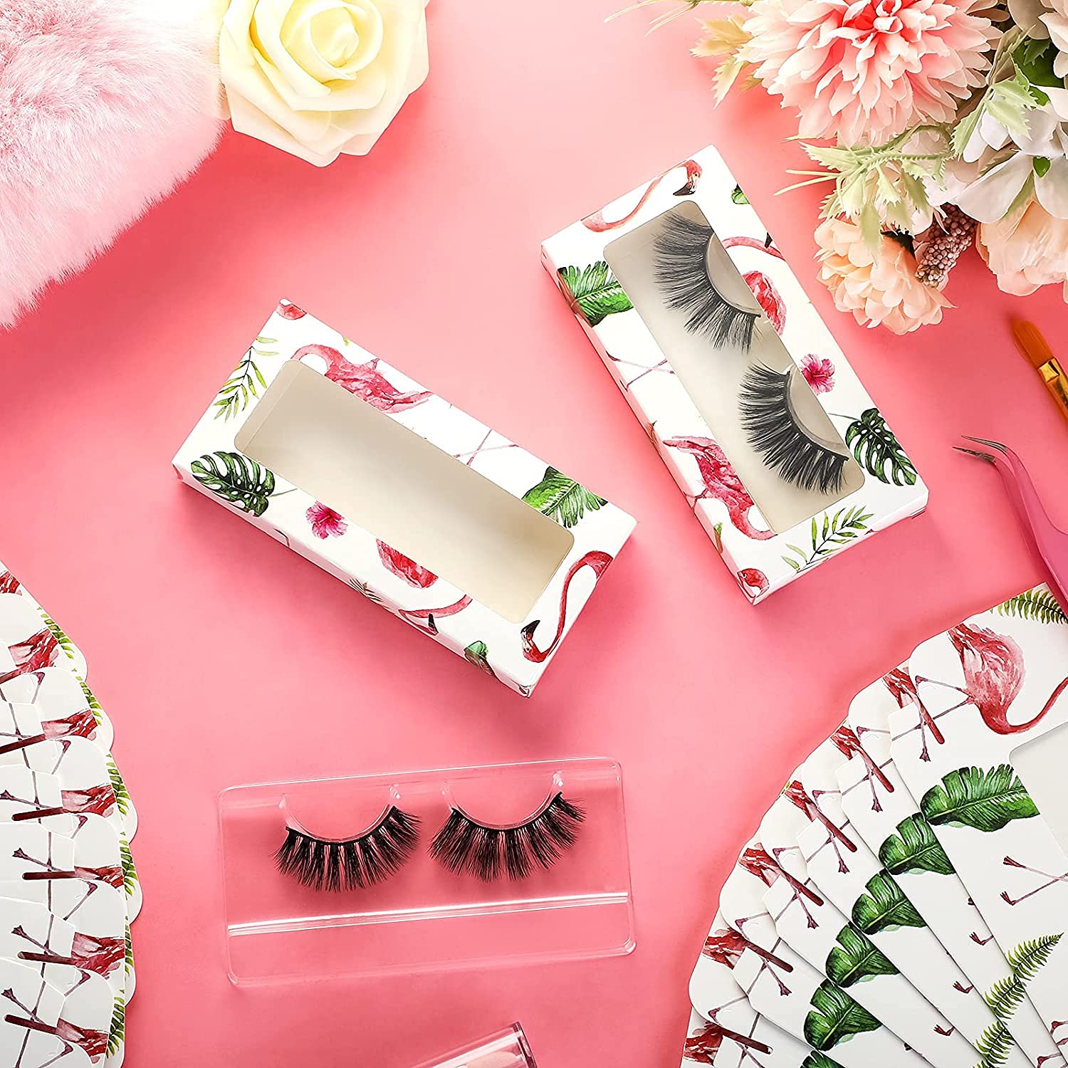 Amazon.com: Lash Boxes Packaging Wholesale 100 Pieces, 50 
