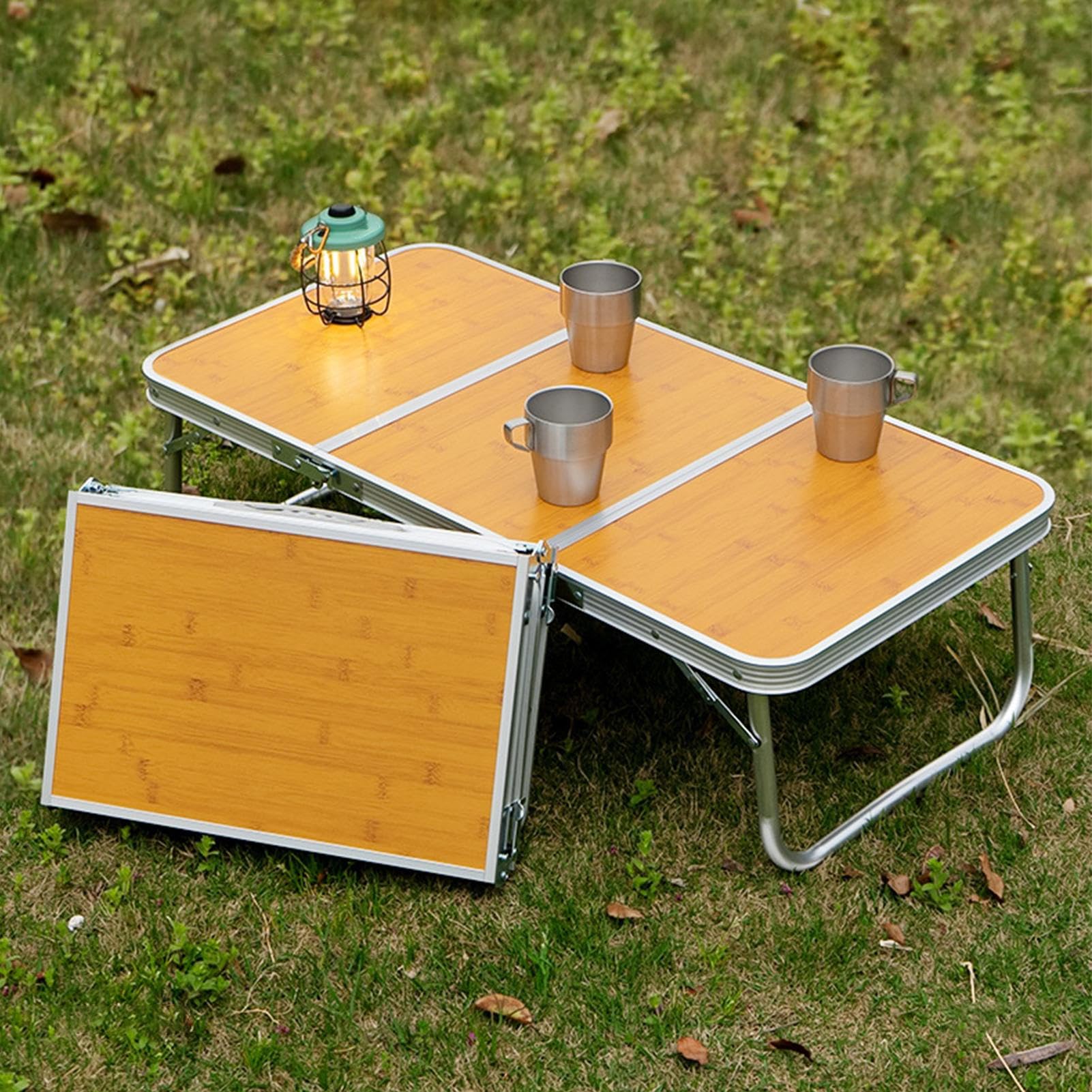 Tavolo da Campeggio Scrivania Portatile Esterna | Tavolo Campeggio Per Picnic Barbecue Cortile Spiaggia Pesca Giardino Festival All'Aperto Patio Viaggio Camper