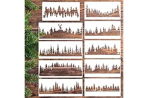 Pine Tree Stencil: Unleash Your Artistic Vision