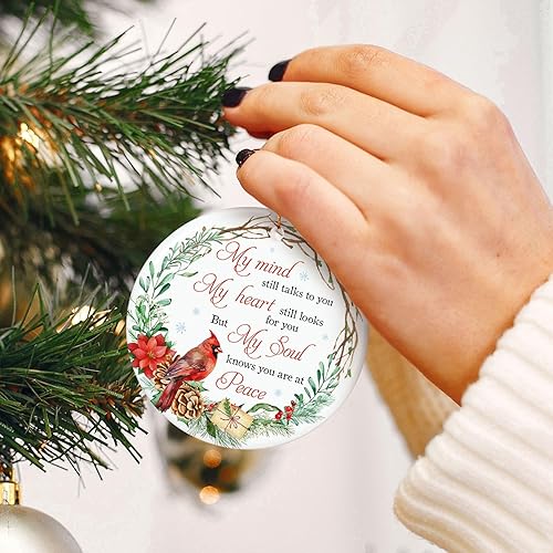 Vista 17 de ZAGKOO Adorno de Navidad para nuevos padres 2025 – Papá por primera vez, regalos para mamá, bebé esperando, anuncio de embarazo, golpes de primera