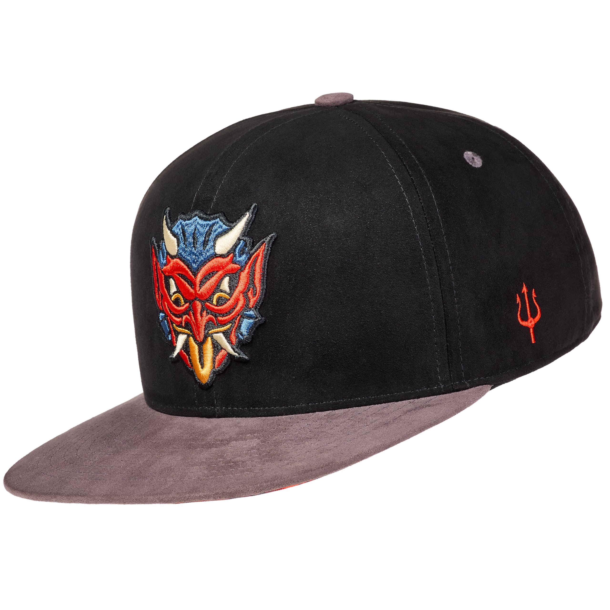 Cadency Gorra de béisbol para hombre y mujer, gorra de béisbol, visera recta, talla ajustable, unisex, Devil - Negro, Talla única