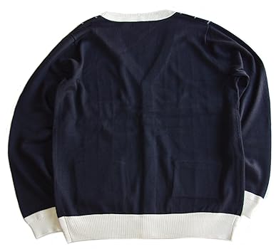 Fred perry ニットポロシャツ カーディガン ストライプ FRED PERRY フレッドペリー ニット ストライプ シャツ F1886