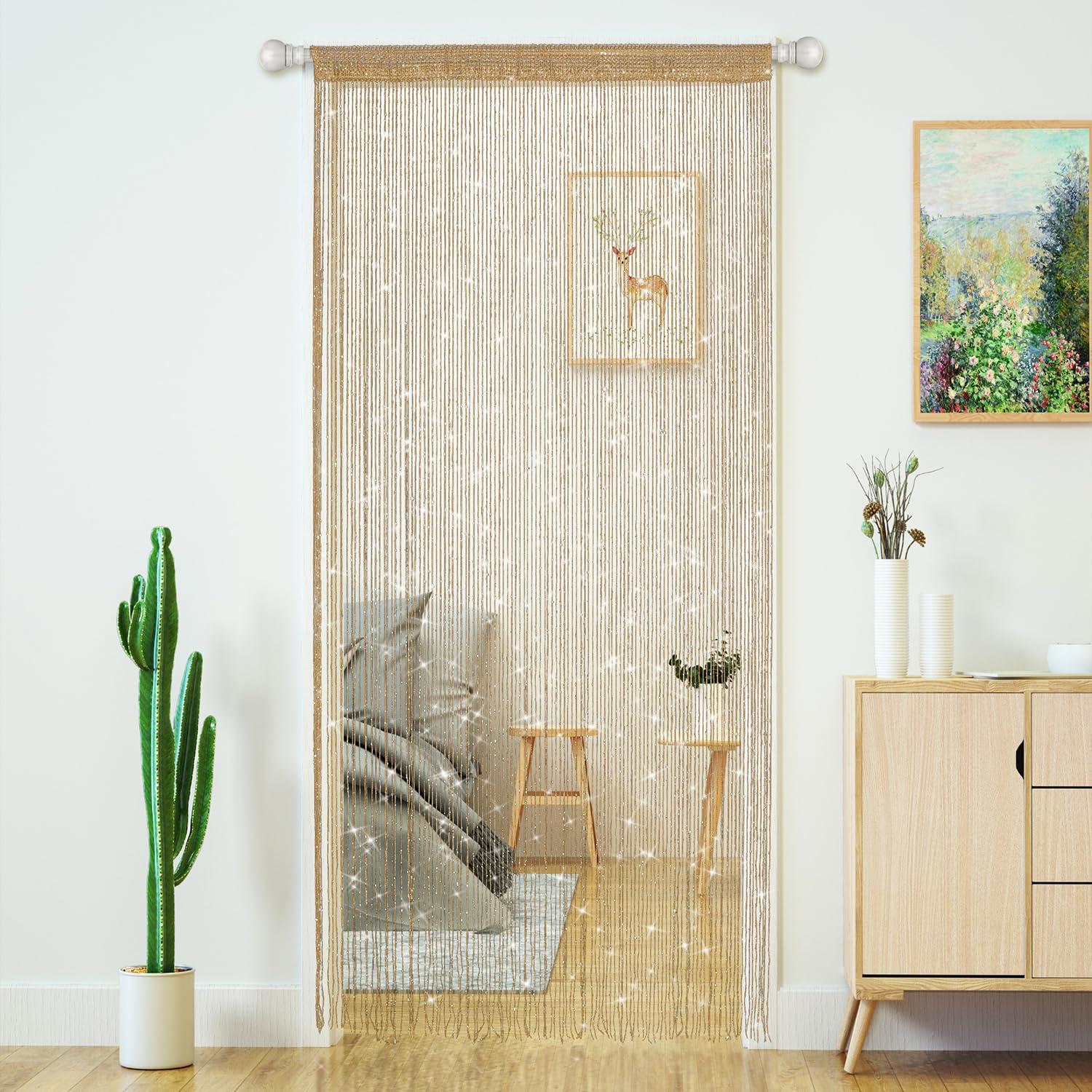 Door Curtain Fly Screen String Curtains Insect Bug Screen String