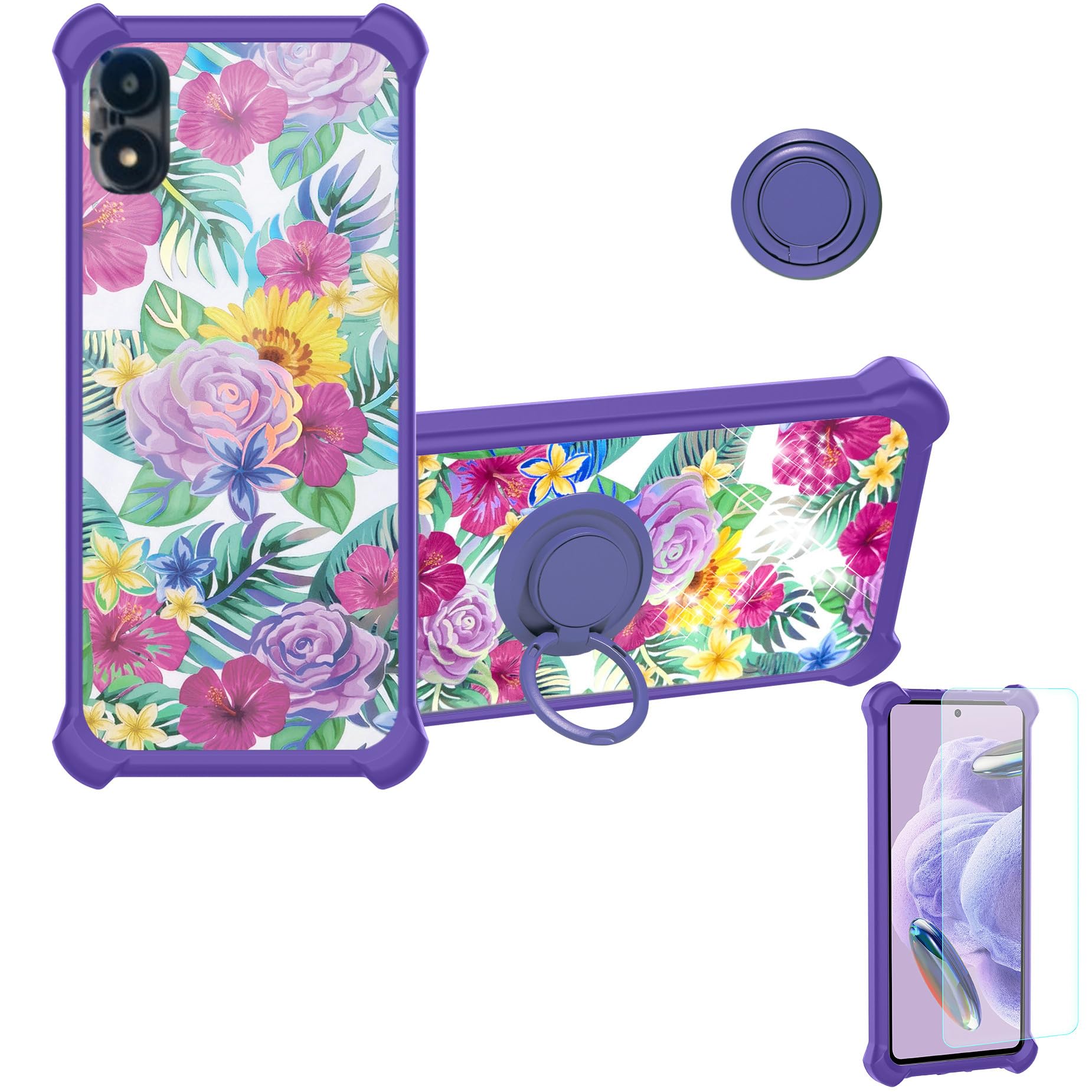 Amazon.com: jioeuinly Case Compatible for Foxx FOXXD A67L Phone Case Cover  [with Tempered Glass Screen Protector][Hard PC + Soft Silicone][Ring  Support] [Colorful Reflect Light] IMDZ-HUA1 : Cell Phones & Accessories