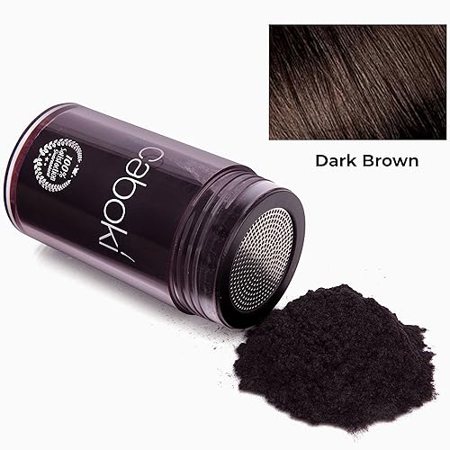 Miniatura 9 de Oculta puntos calvos y bordes calvos al instante. Haz que el cabello fino se vea 10 veces más lleno. Kit de inicio de fibra capilar Caboki (negro)