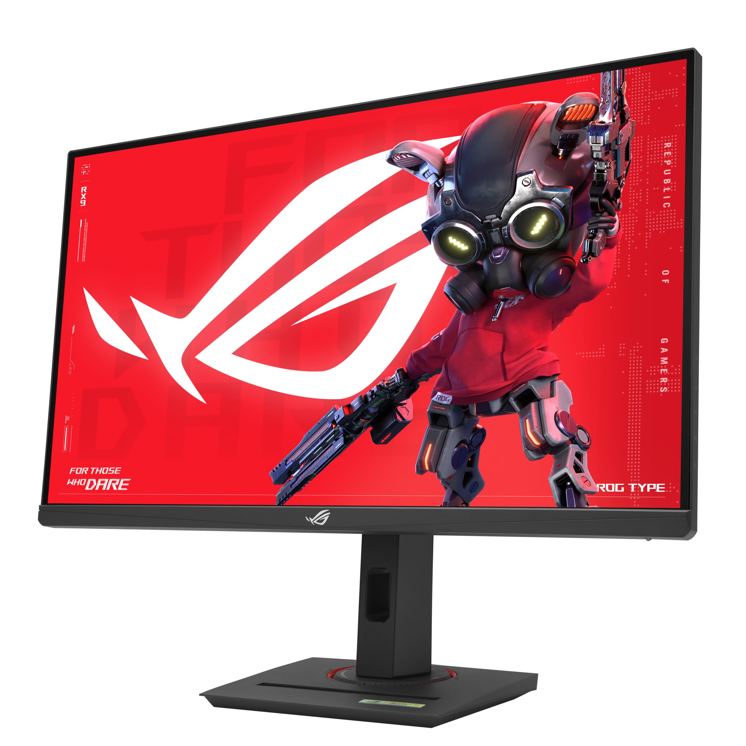 ASUS ROG Strix XG27ACMS 27" HDR Fast IPS Gaming Monitor (2560 x 1440), 0.3ms Response Time, 320Hz, ELMB Sync, Compatible with G-Sync, USB Type-C, HDMI, DisplayPort, DisplayWidget Center, Black — view 2