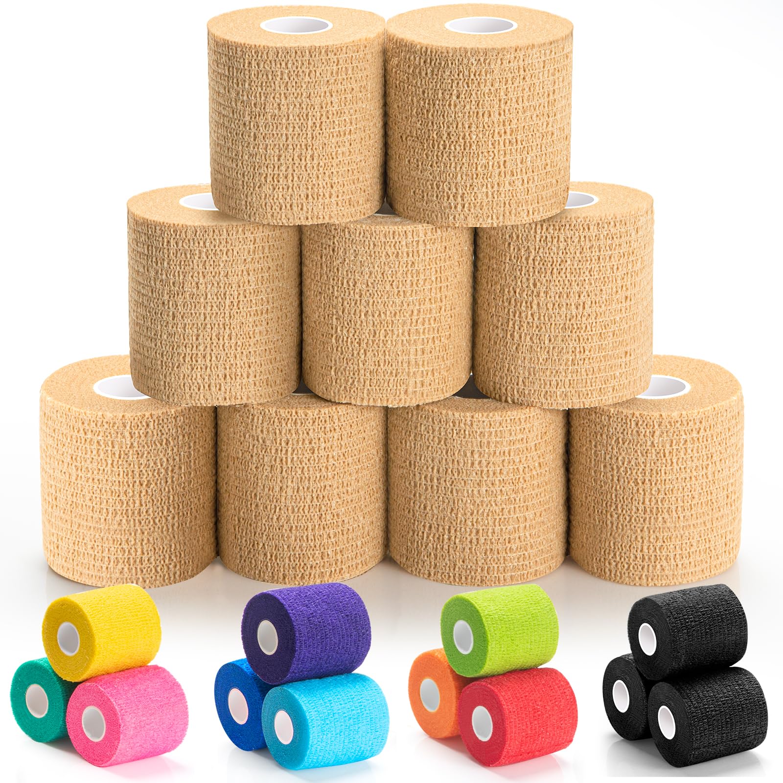 Elastic Bandage Wrap - Adhesive & Breathable -7
