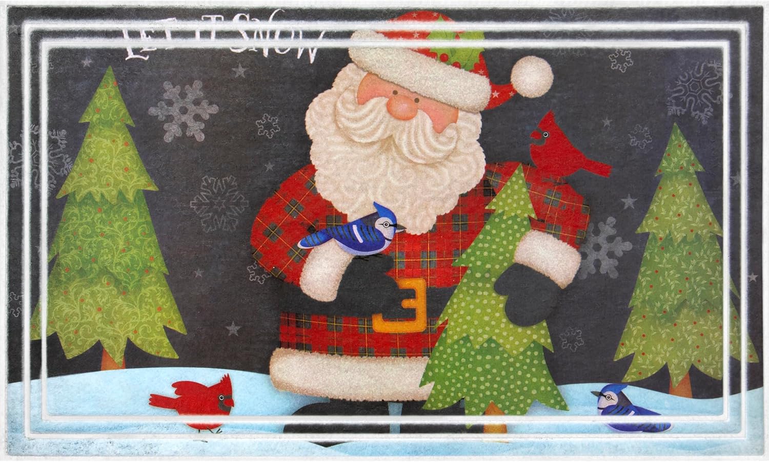 Apache Mills Happy Challah Days 18 x 30 Holiday Door Mat