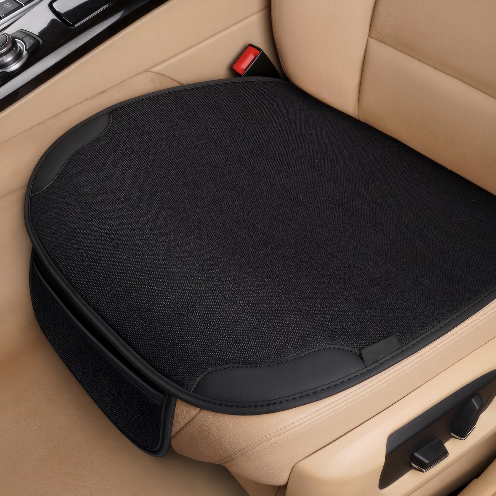 LUUXWPFZ Car Seat Cushion, for Nissan X-Trail T33 Qashqai J12 E-Power 2022-2025 Auto Chair Protector Vehicle Styling Mat Breathable Fabric Pad Bottom Base Cover Front Rows Liner