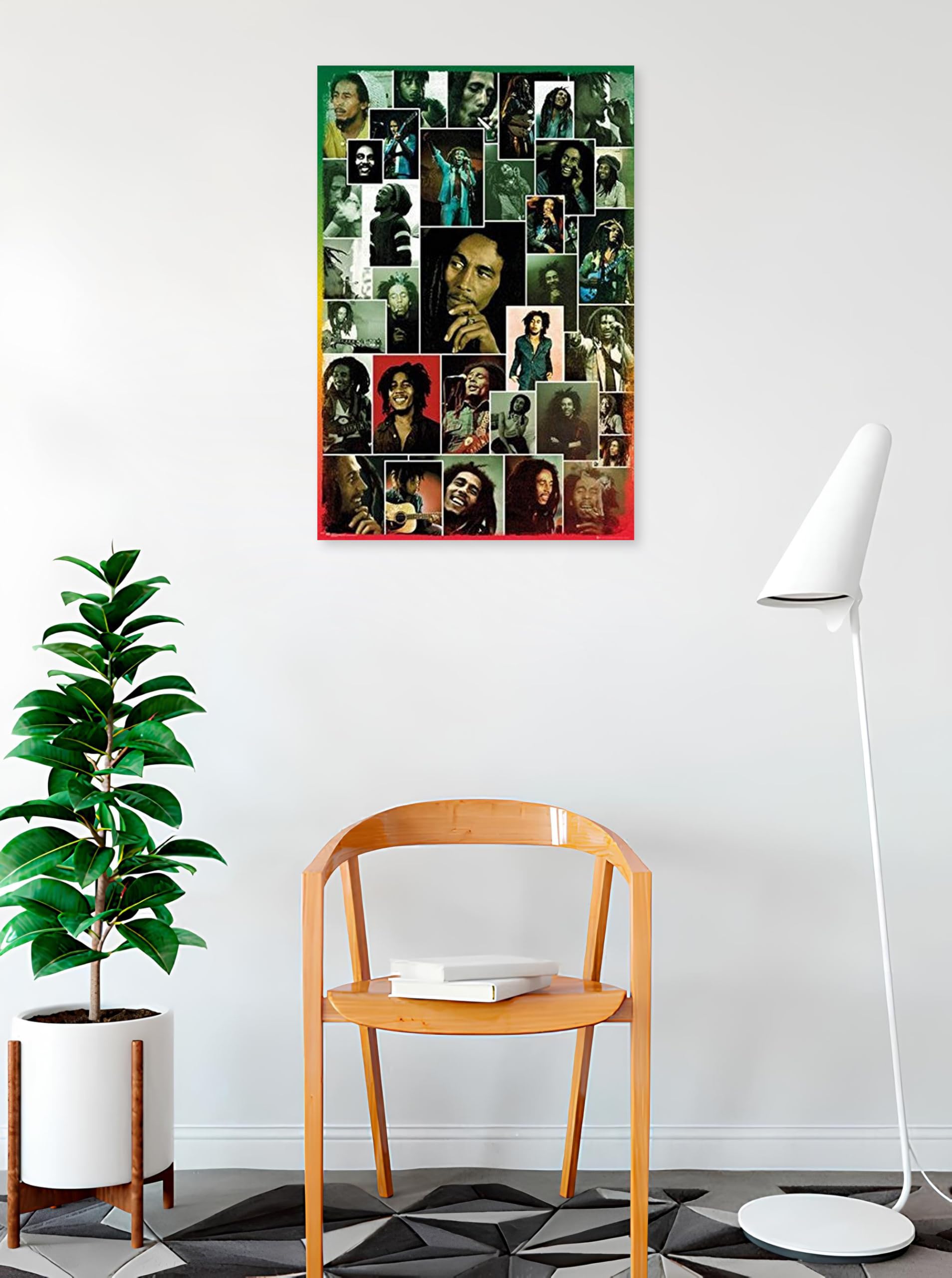 （限定品）BOB MARLEY コラージュポスター フレーム付き 限定品）BOB MARLEY コラージュポスター フレーム付き