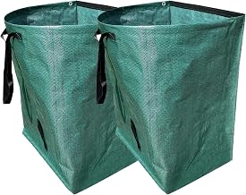 Garden Bag, Large Capacity, 200 L-Pack Reusable, Hemp Bag, Large Garden Bag, Freestanding, Foldable, Composting Bag, With Handle, Foldable, Harvest Bag, Harvest Bag, Harvest Bag, For