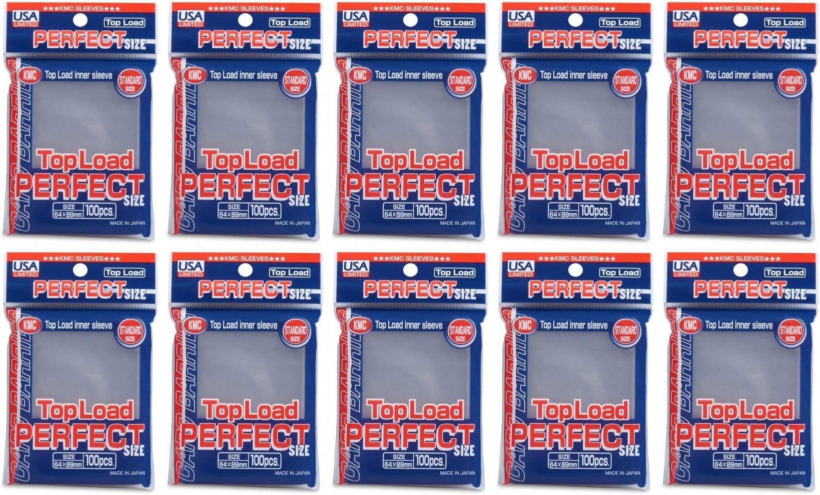 KMC 100 Pochettes Card Barrier Soft Sleeves - 2 Pack Value Set For  Protecting Trading Cards Mtg Inner Sleeves