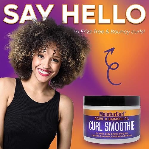 Miniatura 3 de Humurcurl - Batido de rizos  8.5 onzas  Define, desencrespamiento e hidrata el cabello grueso con humedad y brillo  Vegano y libre de crueldad para