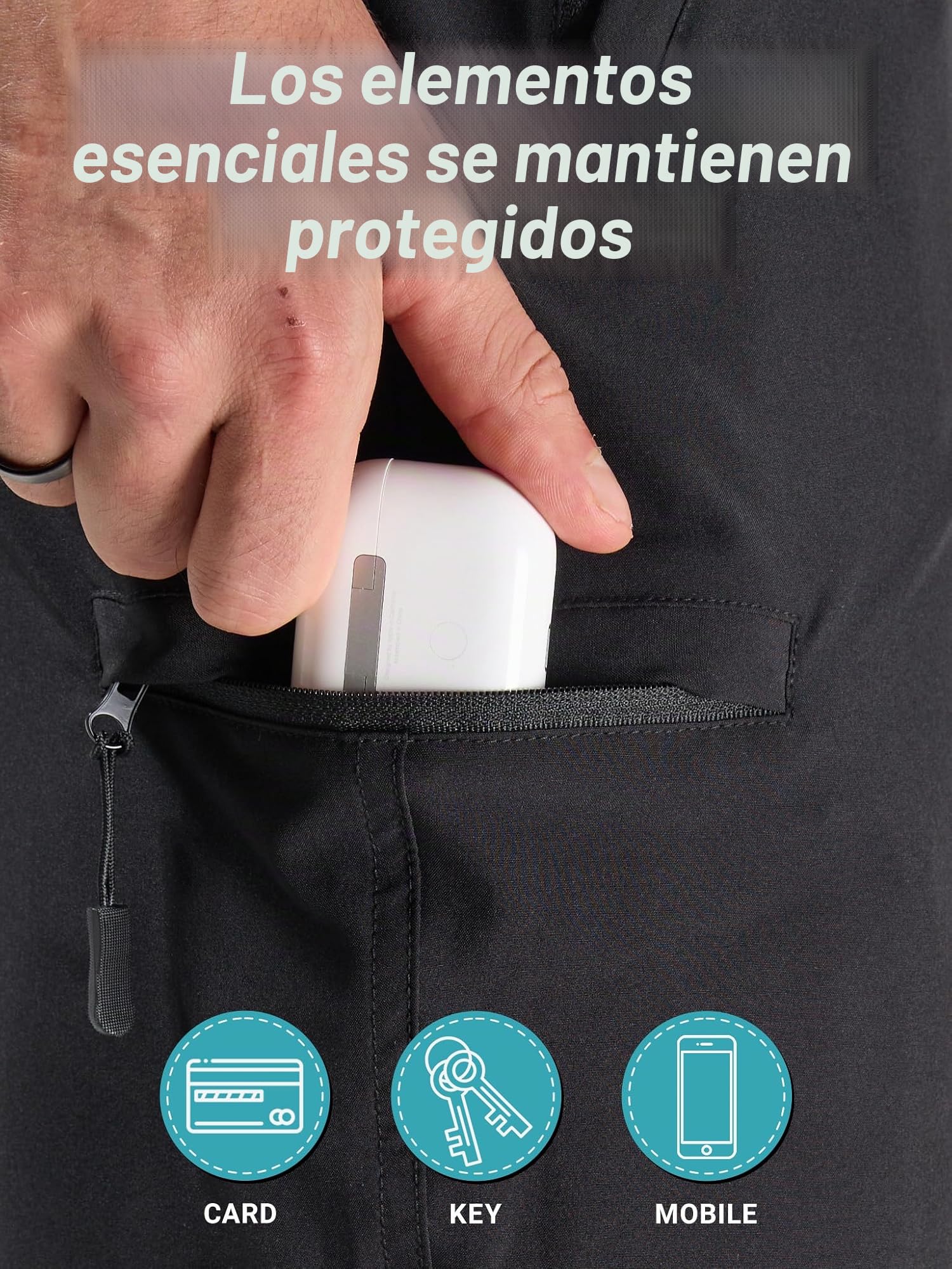 Arcweg Bañador Hombre: Shorts de Natación de Secado Rápido, Bolsillo con Cremallera para Deporte y Ocio (S-3XL)