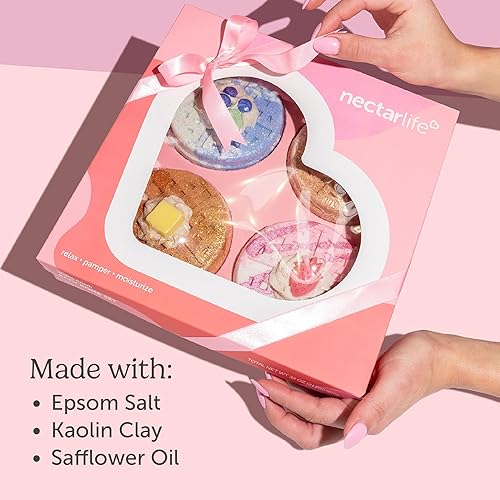 Miniatura 3 de Juego de regalo de bomba de baño de gofres, bomba de baño de burbujas, bomba de baño relajante para niños, bombas de baño hechas a mano, bombas de