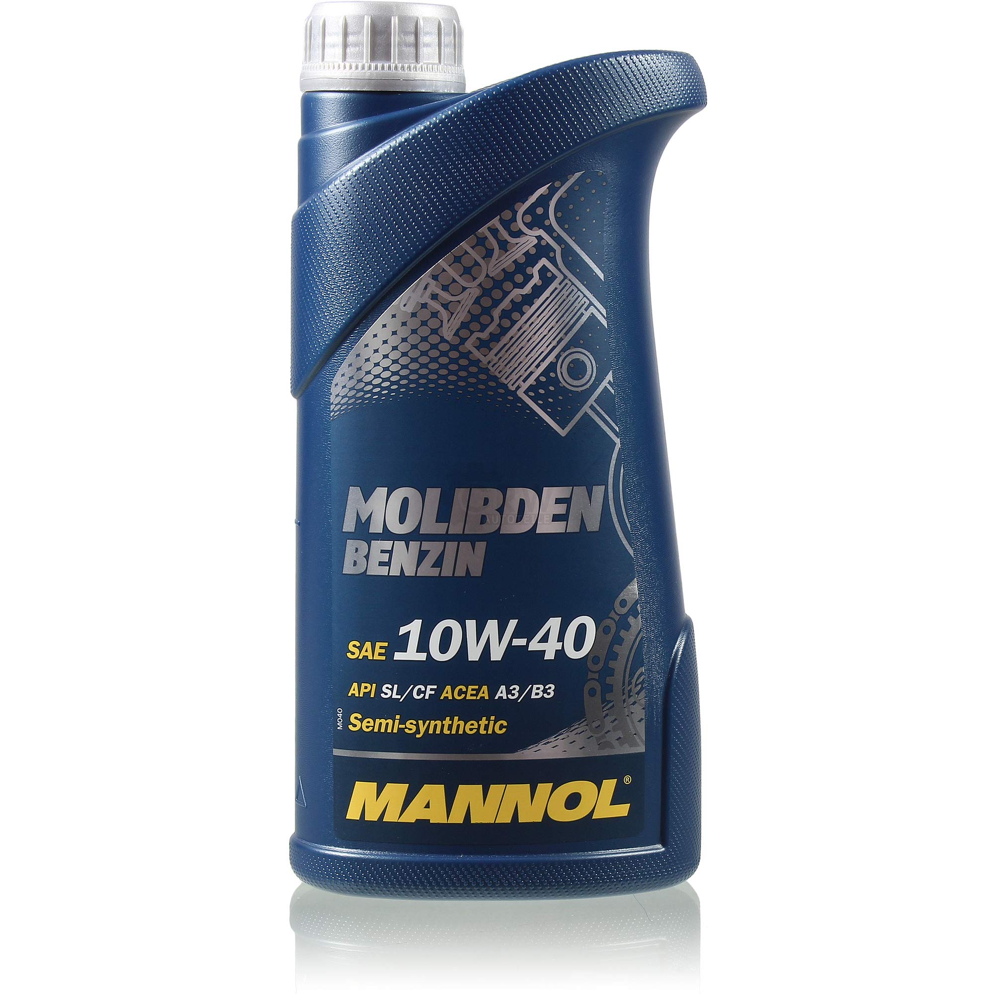 MANNOL Huile moteur Molibden 10W-40 API SL/CF Huile moteur 10 l