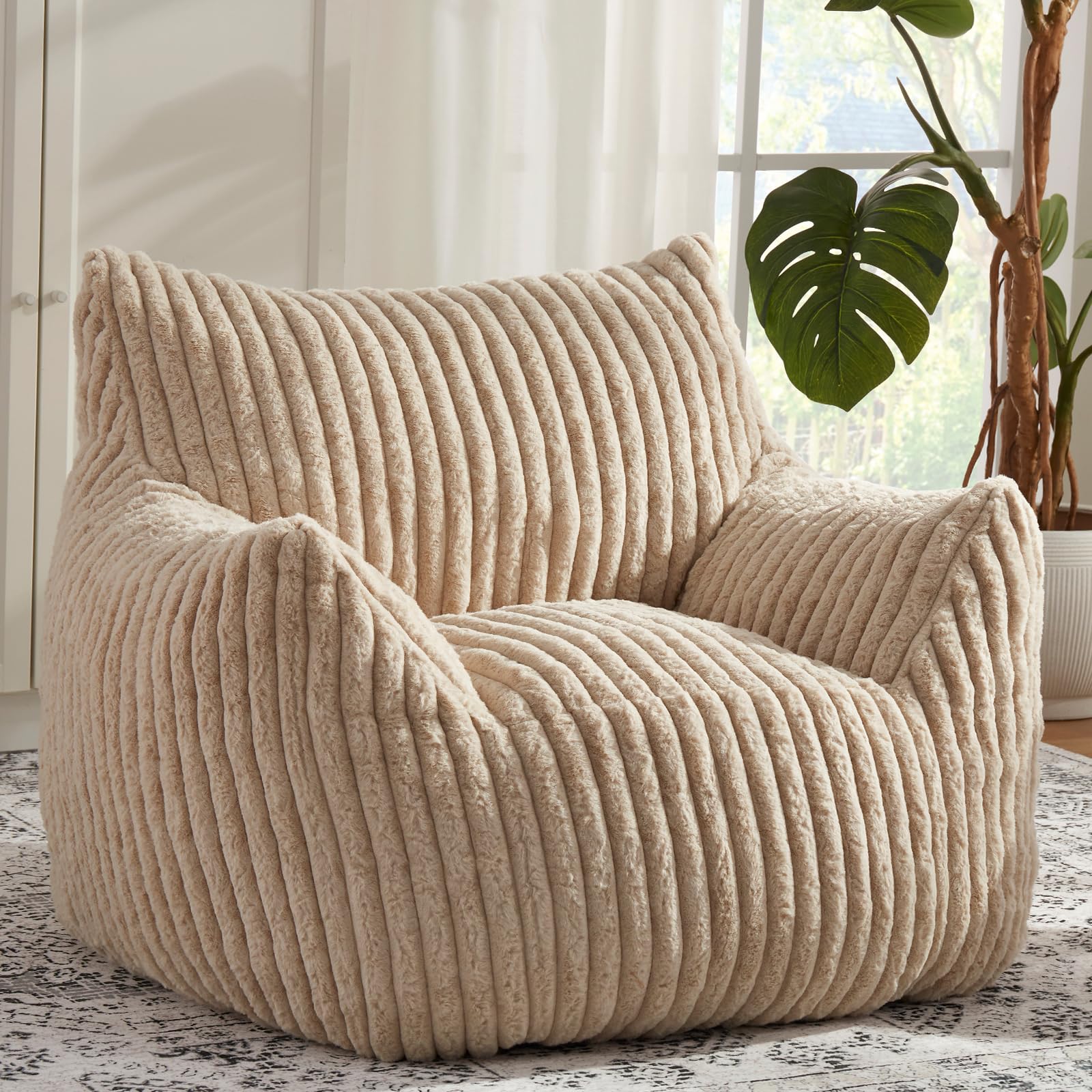 EBENCHICO Giant Bean Bag with Armrests