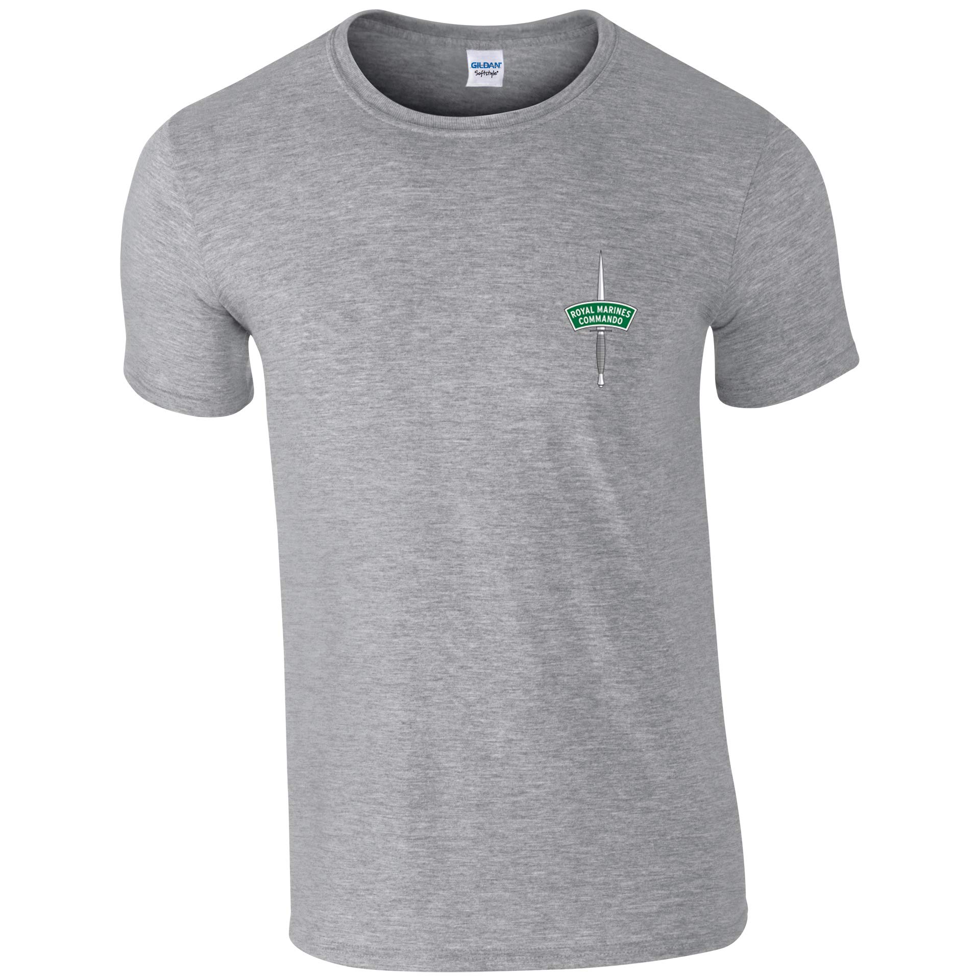 Productsave Men's Sports Grey Royal Marines Commando Dagger Tshirt British Army Military T Shirt (S, )