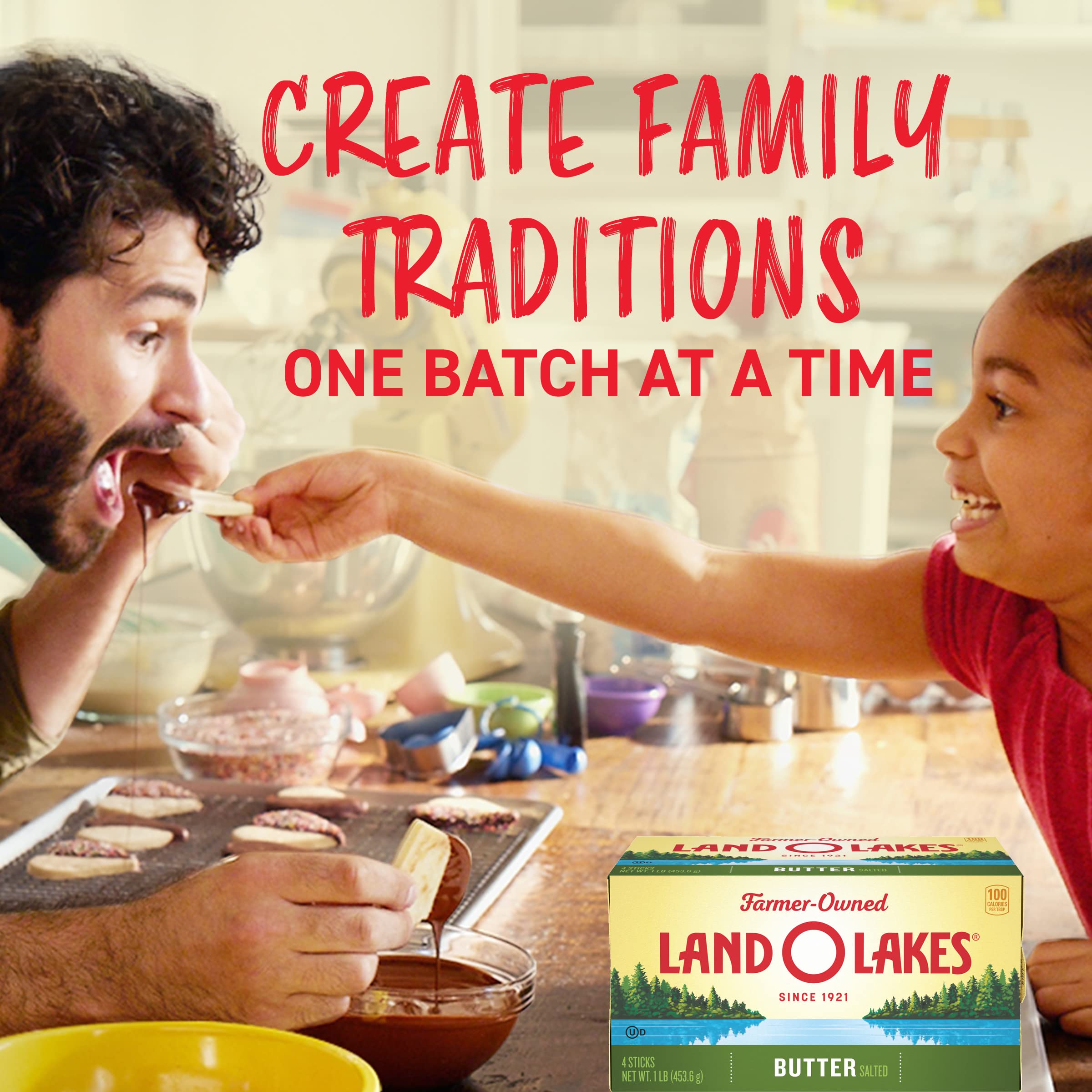 Land O Lakes Salted Butter Made with Sweet Cream and Salt 4 sticks 1 lb pack — view 6