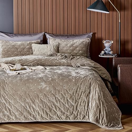 Miniatura 8 de Tache 853 - Set de colcha, diseño aterciopelado, capitonado.