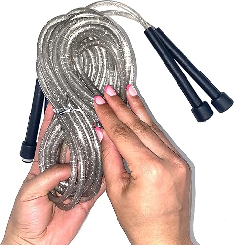 Miniatura 2 de Royalty - Cuerdas de salto holandesas dobles (juego de 2), longitud perfecta de 14 pies, sin enredos, peso pesado, sin necesidad de doblar