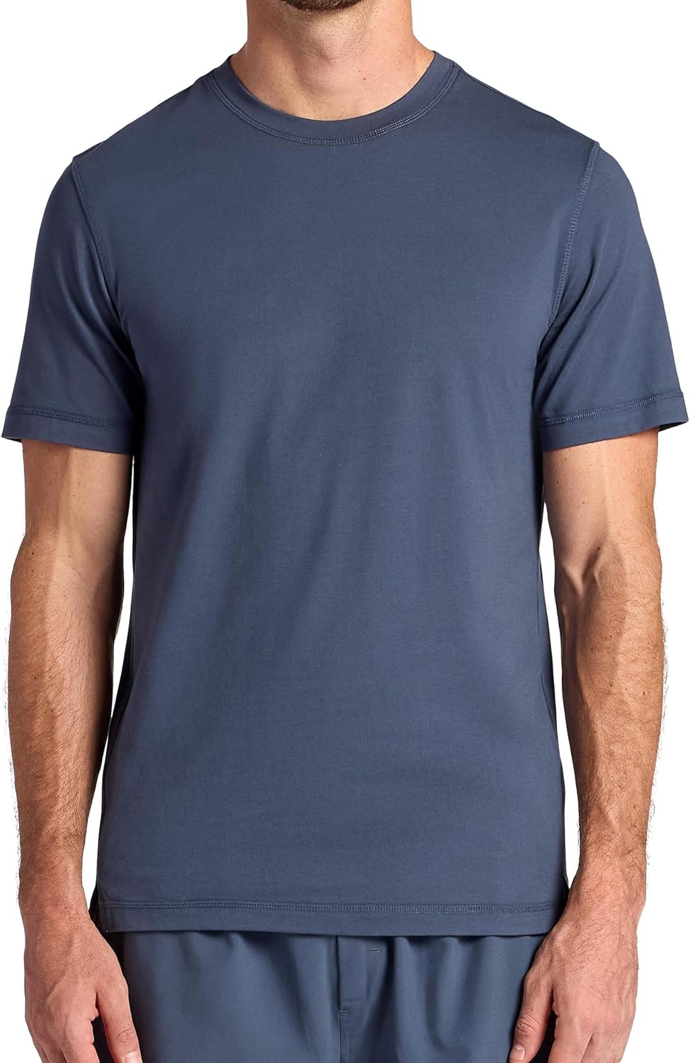 Gaiam Men's Zen Vent Short Sleeve Crewneck T-Shirt, Standard Fit, Stretch Midweight Material