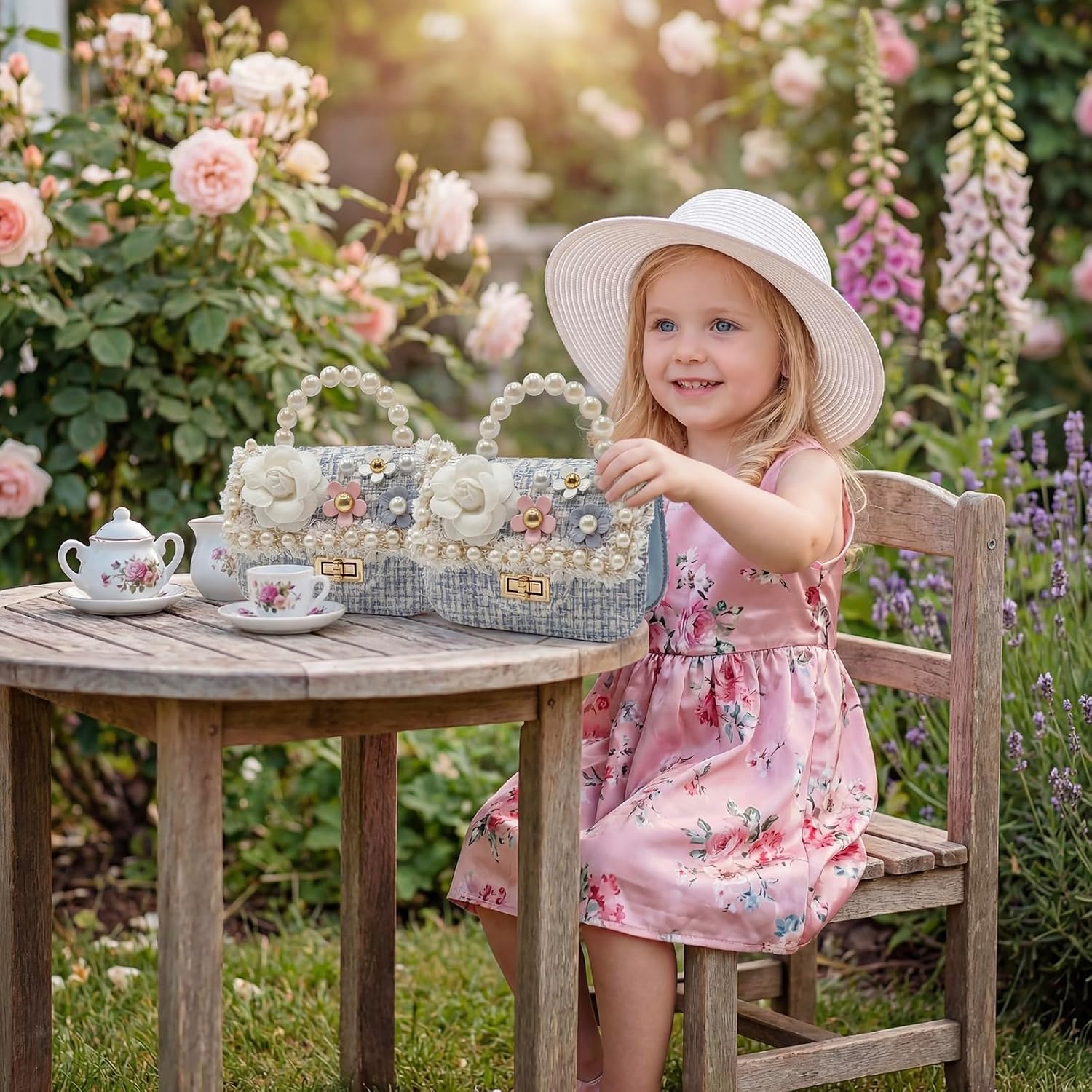 Little Girls Toddler Purse Crossbody Bag Handbag image 5