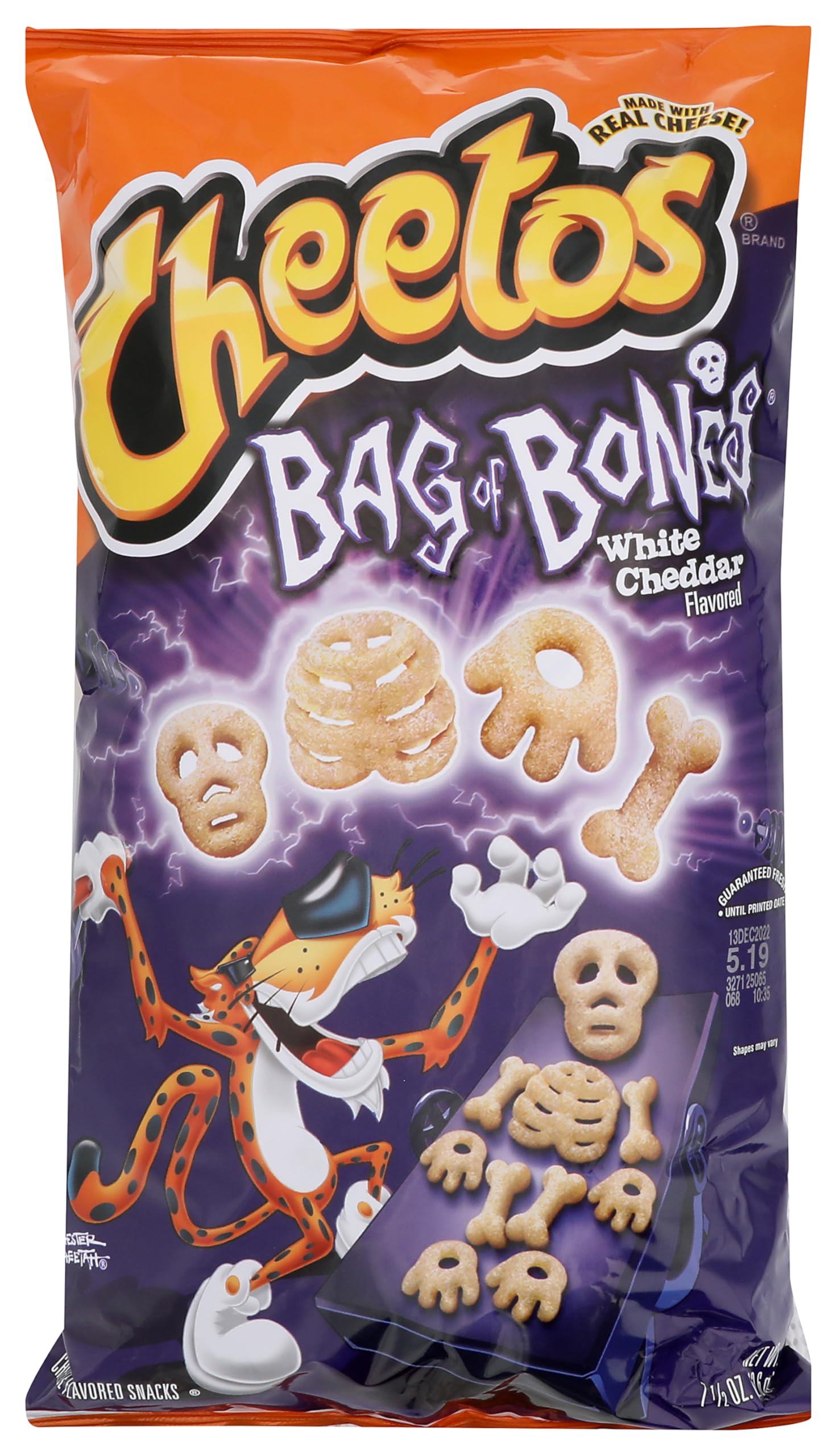 CheetosWhite Cheddar Bag Of Bones, 7.5 Oz