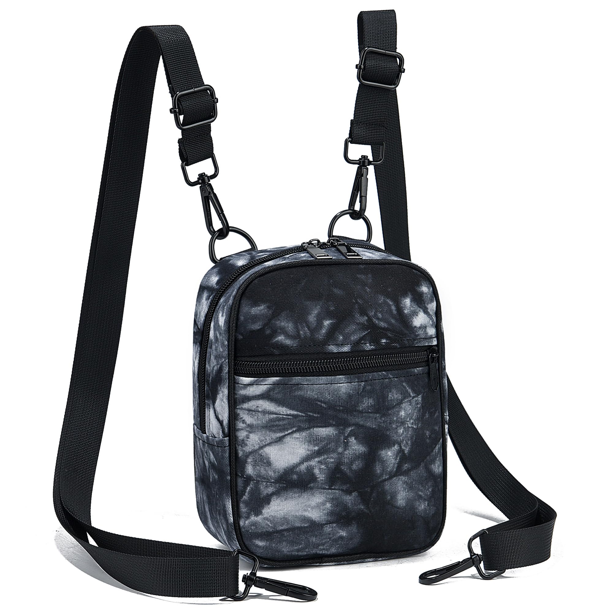 LVYOUME Convertible Crossbody Bag for Men/Women,Adjustable Waist/Shoulder/Backpack with 2/3 Strap,Everyday Essentials Carrier