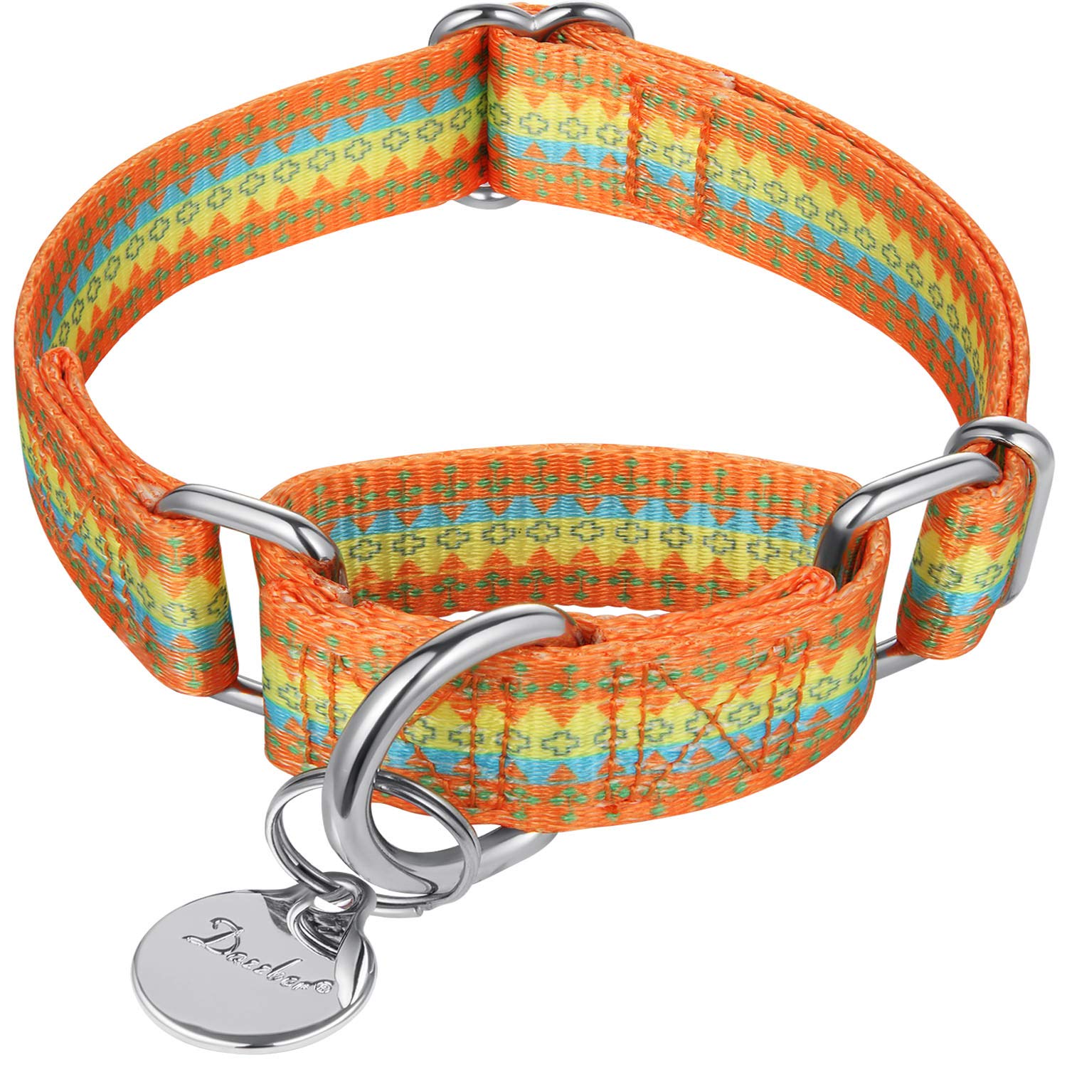 Martingale Dog Collars Colourful Oil Painting Pattern Series - No Pull Pet Collar Silky Soft for Medium and Large Dogs (Small, 1.5cm Wide, Purple Secret) — view 15