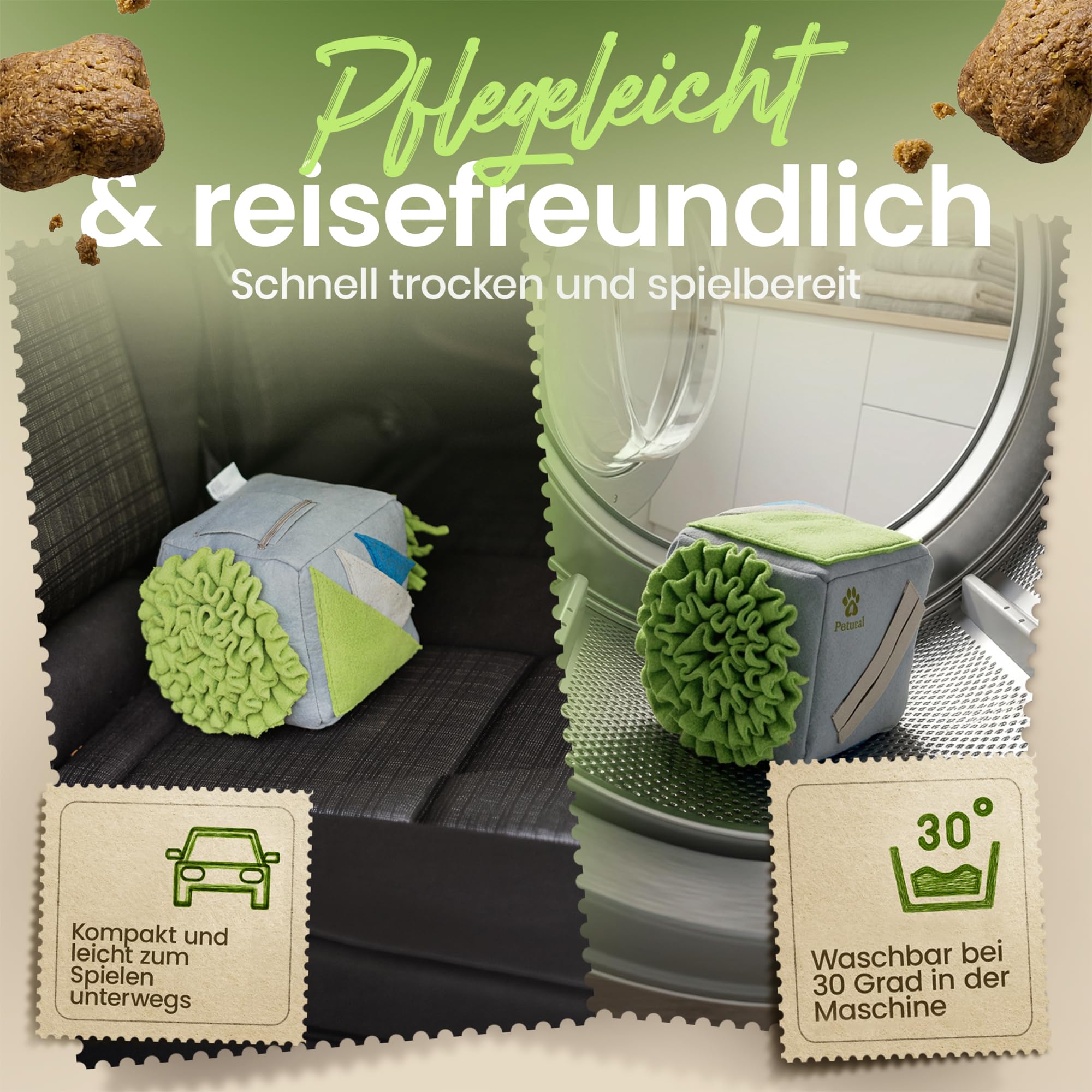 Sniffix - Der 8-in-1 Schnüffelwürfel | Intelligenzspielzeug für Hunde | interaktives Hundespielzeug | Hundespielzeug Intelligenz | Schnüffelball Hund | Hunde intelligenzspielzeug