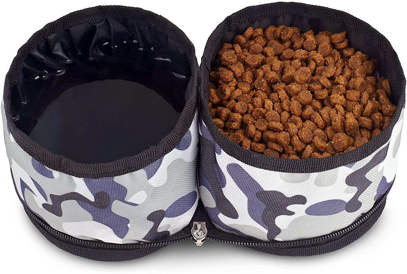Travel Foldable Dual Food & Water Waterproof Bowl For Cats & Dog