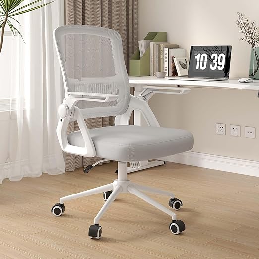rattantree Office Chair Ergonomic Desk Chair (Without Headrest, Grey