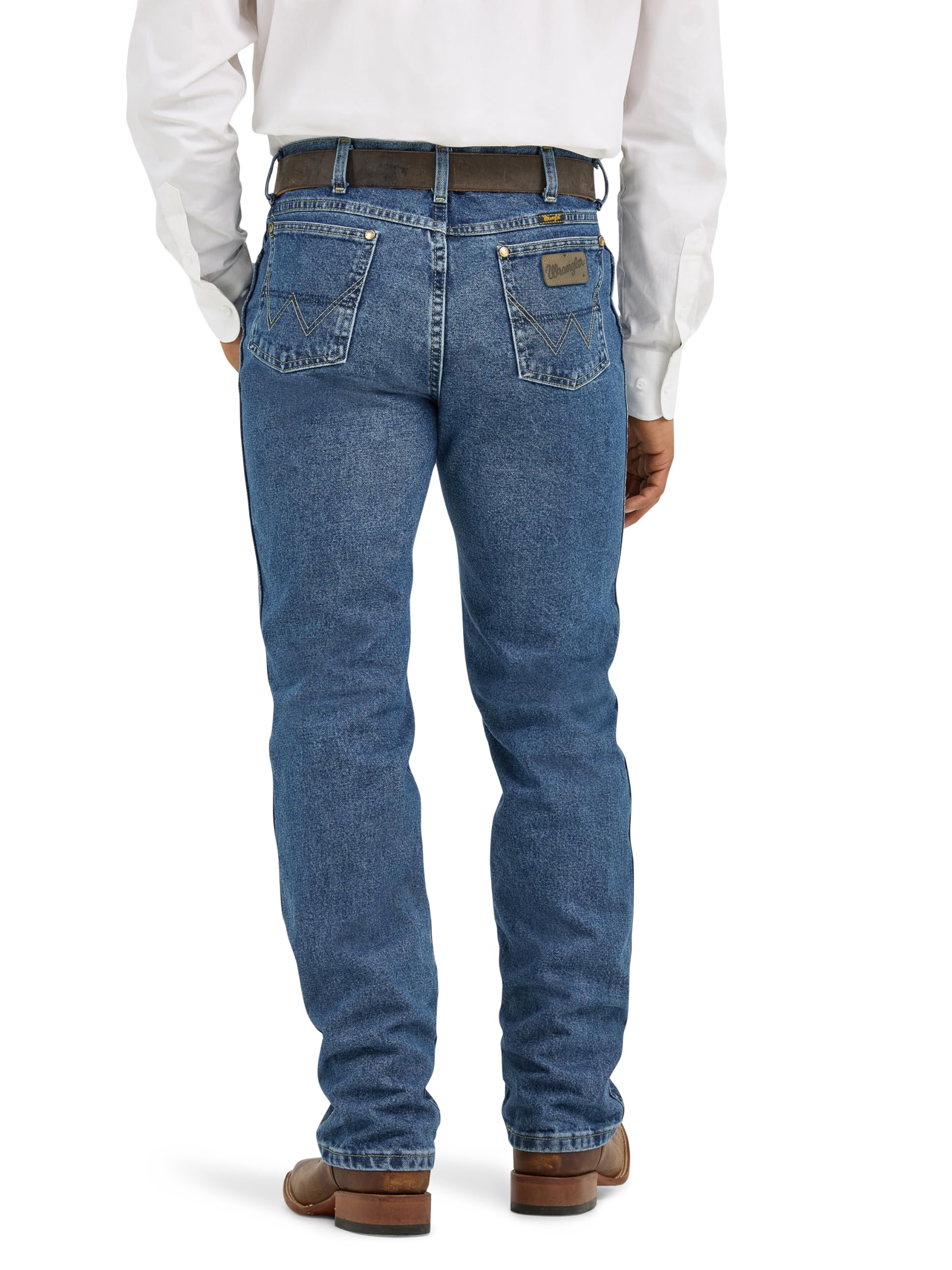 Wrangler Herren Jeans George Strait Cowboy Cut Slim Fit, Dark Stone, 36W / 30L – Ansicht 2