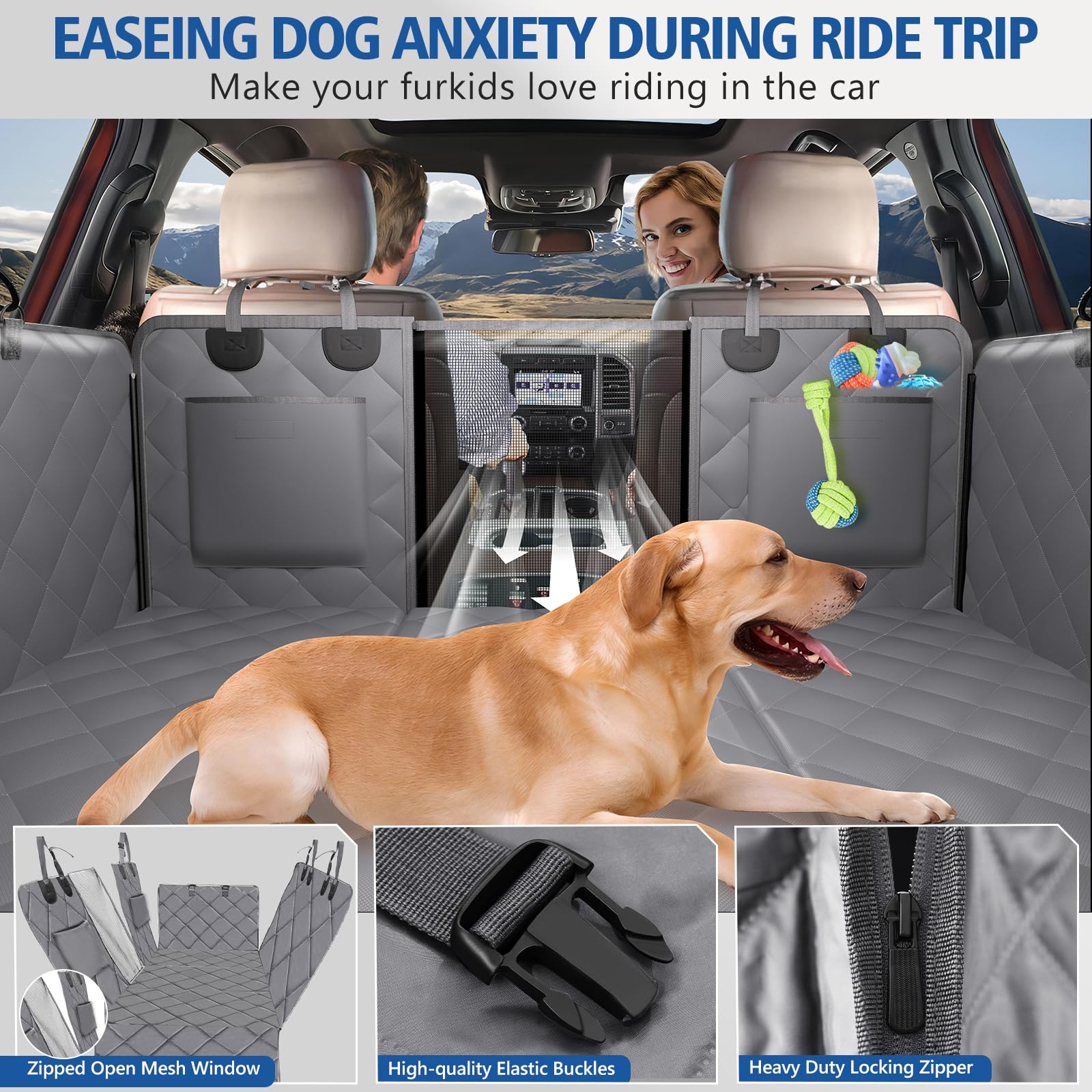 Back Seat Extender For Dogs, Hard Bottom Dog Seat Sri Lanka - View #4