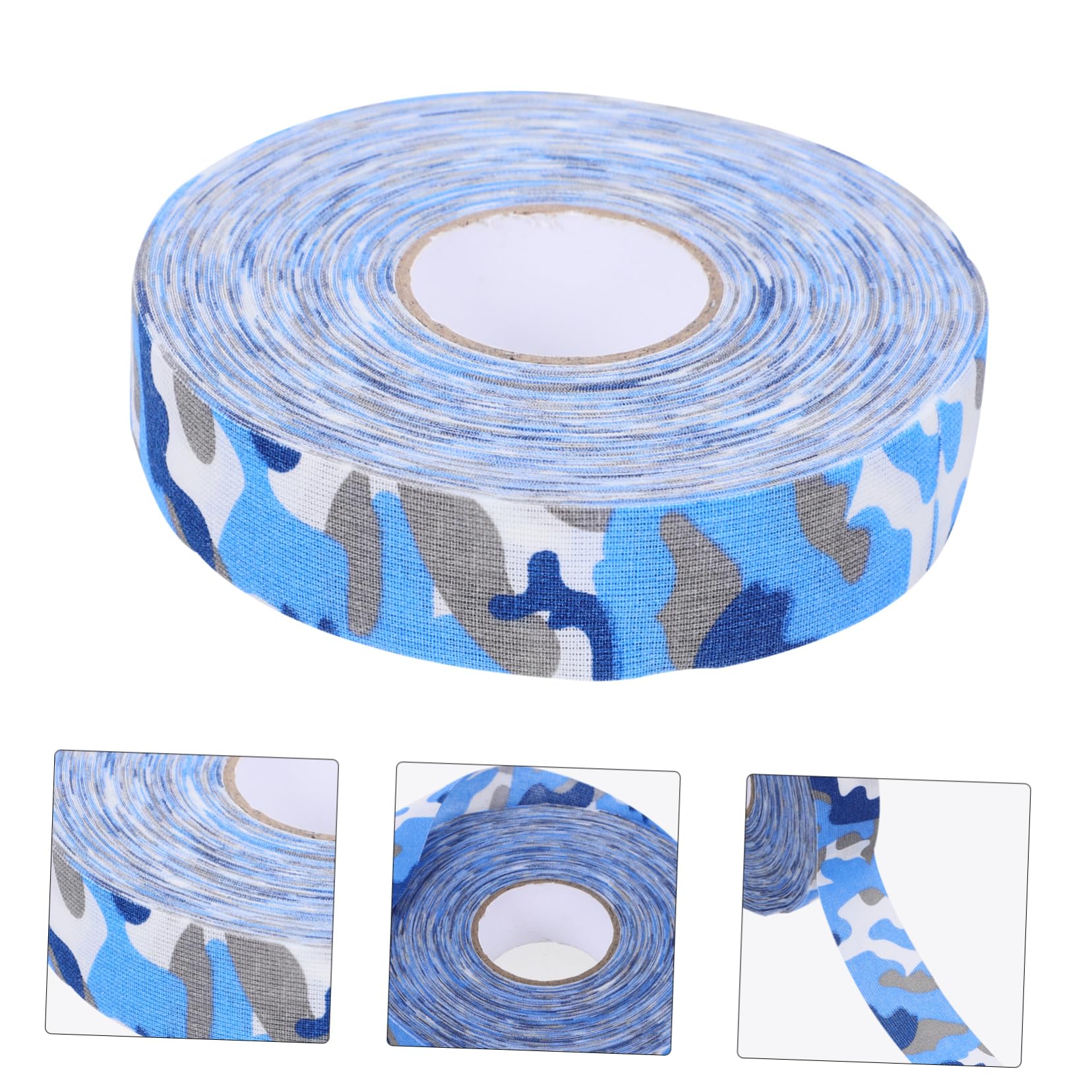 KICHOUSE Camouflage Hockey Stick Tape Wear Resistant Slip Sports Tape Color Printed Sticky Tape for Decorating Hockey Sticks Durable Adhesive