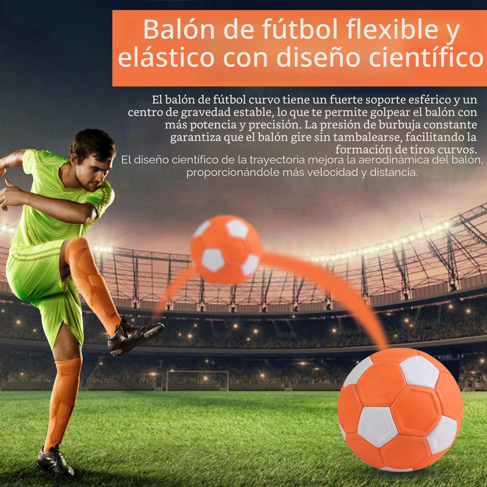 Balón Regalo Futbolista Principiante Balón De Fútbol Con Efecto Curve Para Niños - Tamaño 5, Ideal Para Entrenar Y Jugar Al Aire Libre Kickerball Balon Con Efecto Balón Regalo Futbolista Principiante Balón De Fútbol Con Efecto Curve Para Niños - Tamaño 5, Ideal Para Entrenar Y Jugar Al Aire Libre Kickerball Balon Con Efecto