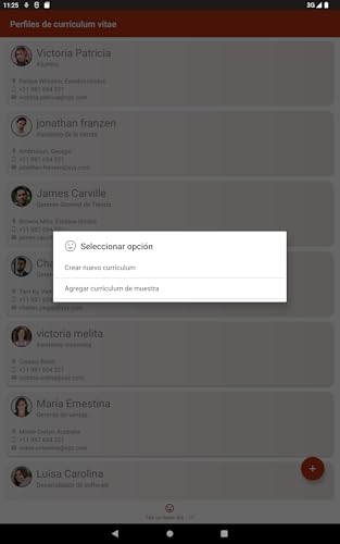 Resume Builder - Spanish