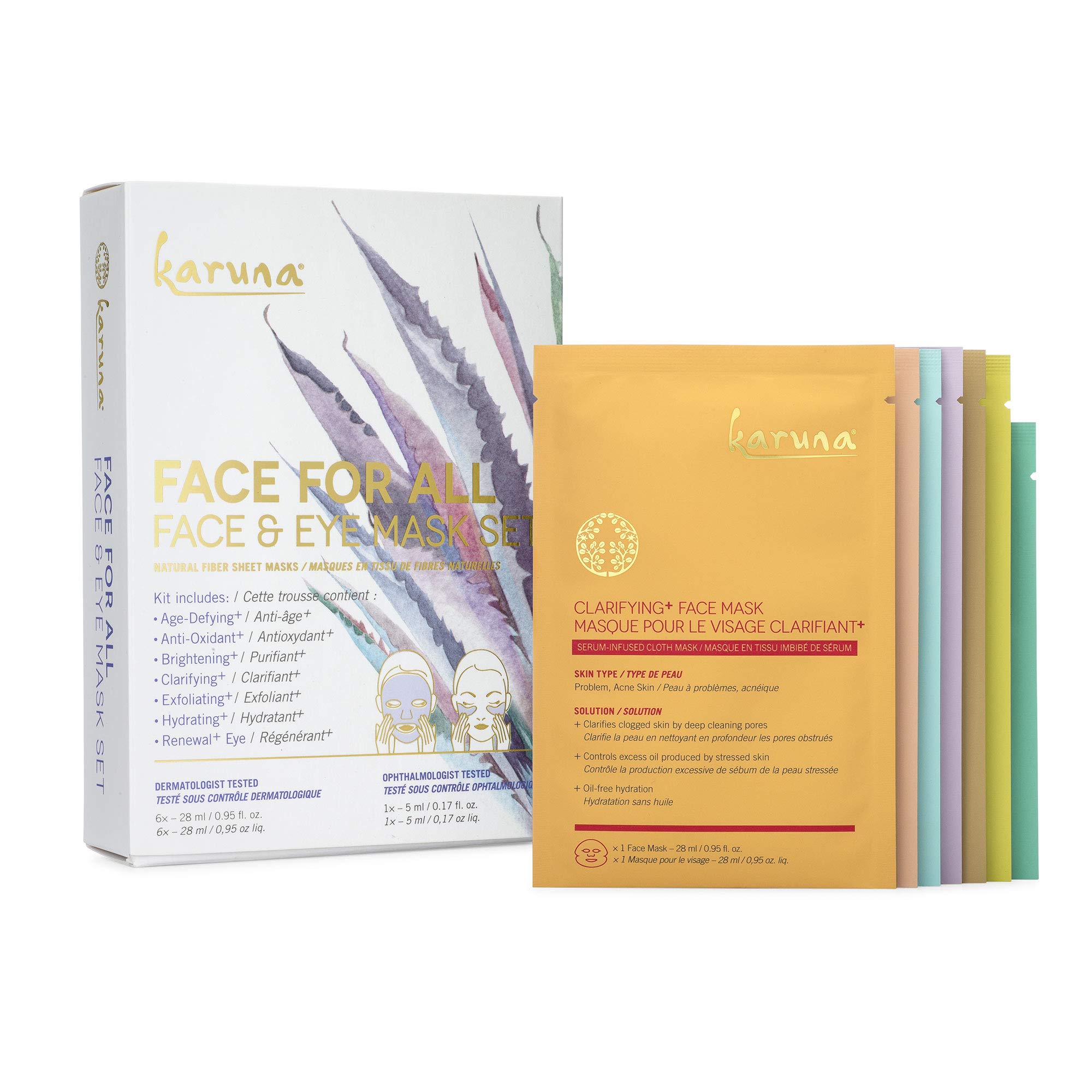 Karuna Face For All Face & Eye Mask Set 7pcs