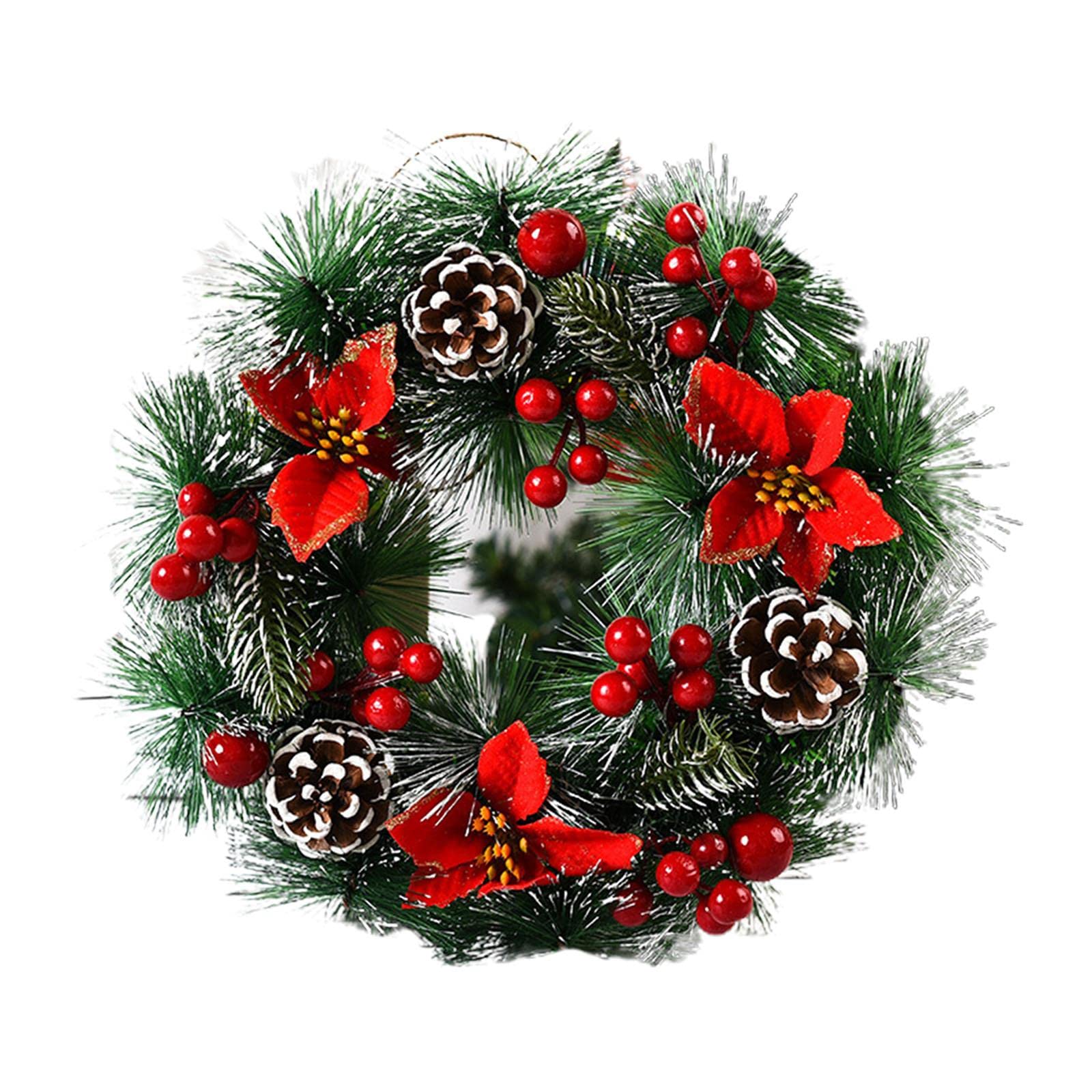 Amazon.co.jp: クリスマスリースデコレーション | フェスティブ