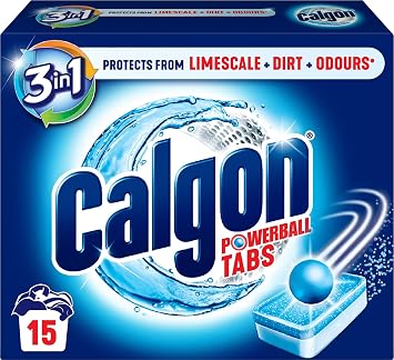 Calgon Tablets 3-in-1 Water Softener, 15 Tablets