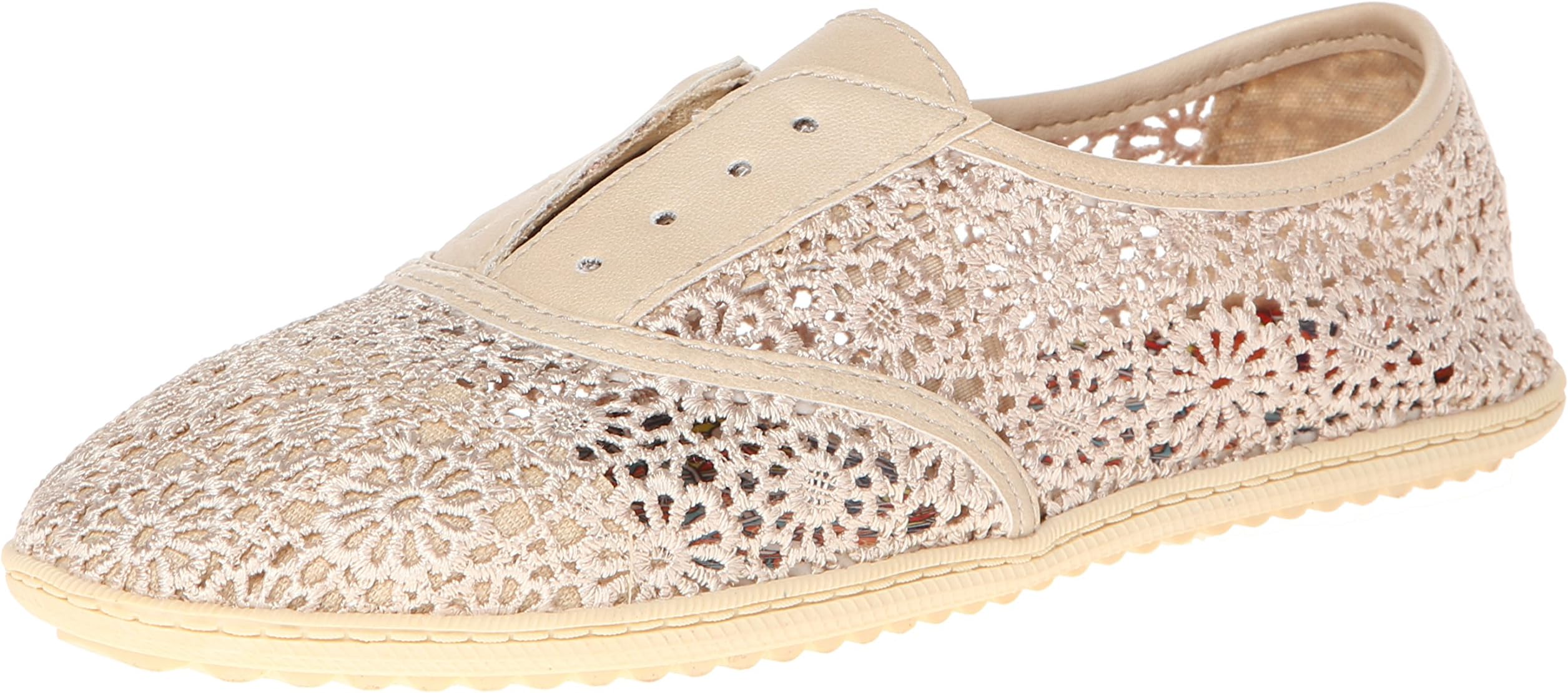 Rocket Dog Women's Georgette Natural/Sunny Crochet 10 M