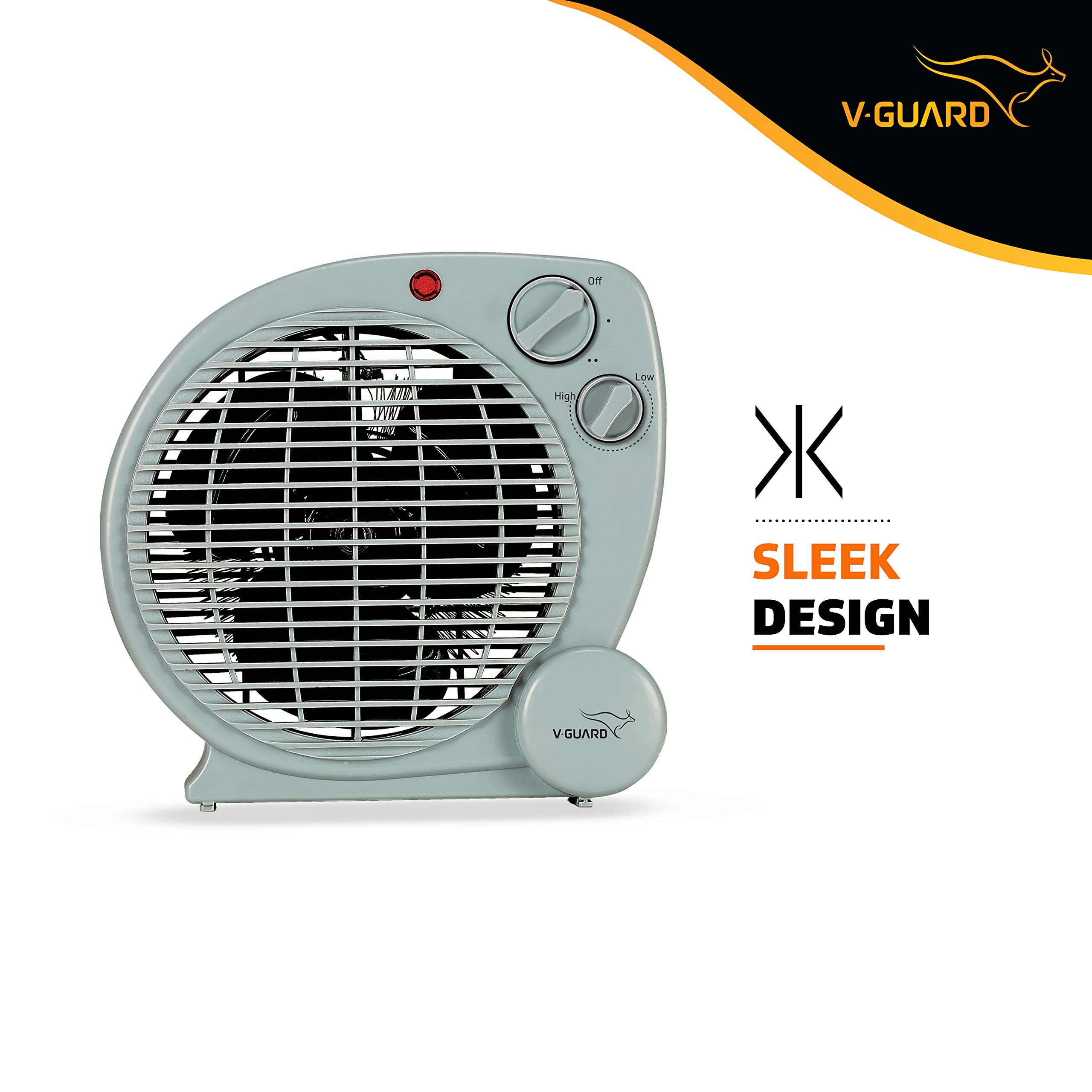 V-Guard EFN 2000 Fan Room Heater | Dual Heating Mode | 1 Year Product  Warranty : Amazon.in: Home u0026 Kitchen
