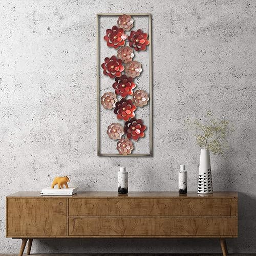 Miniatura 3 de All American Collection - Decoración de pared chic y moderna de aluminio y metal con marco