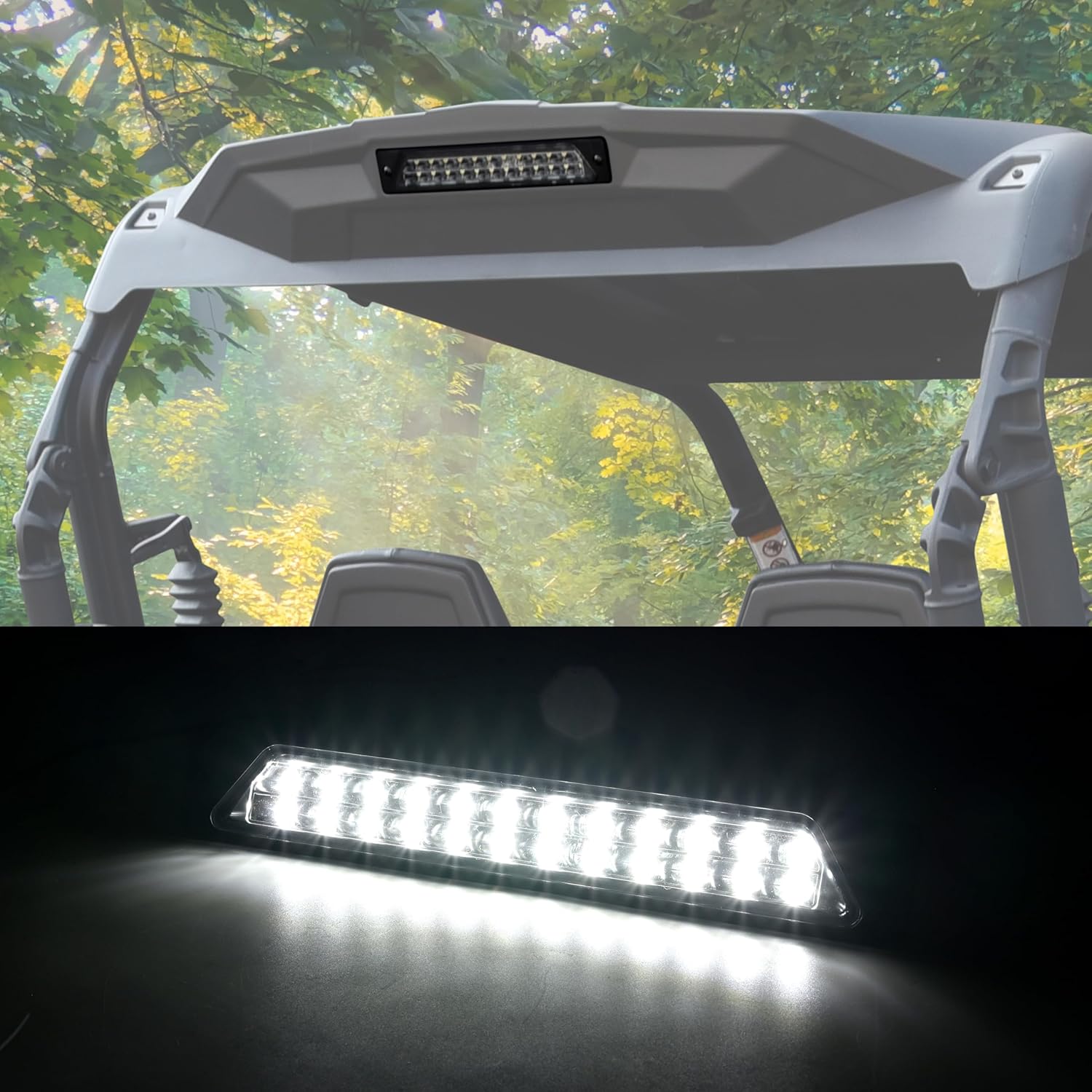 SAUTVS LED Cargo Bed Light for Can Am Commander Trail Sport, Rear Auxiliary Light Bar Accent Tail Light for Can-Am Maverick Trail Sport 2018-2025/Commander 2021-2025 Accessories